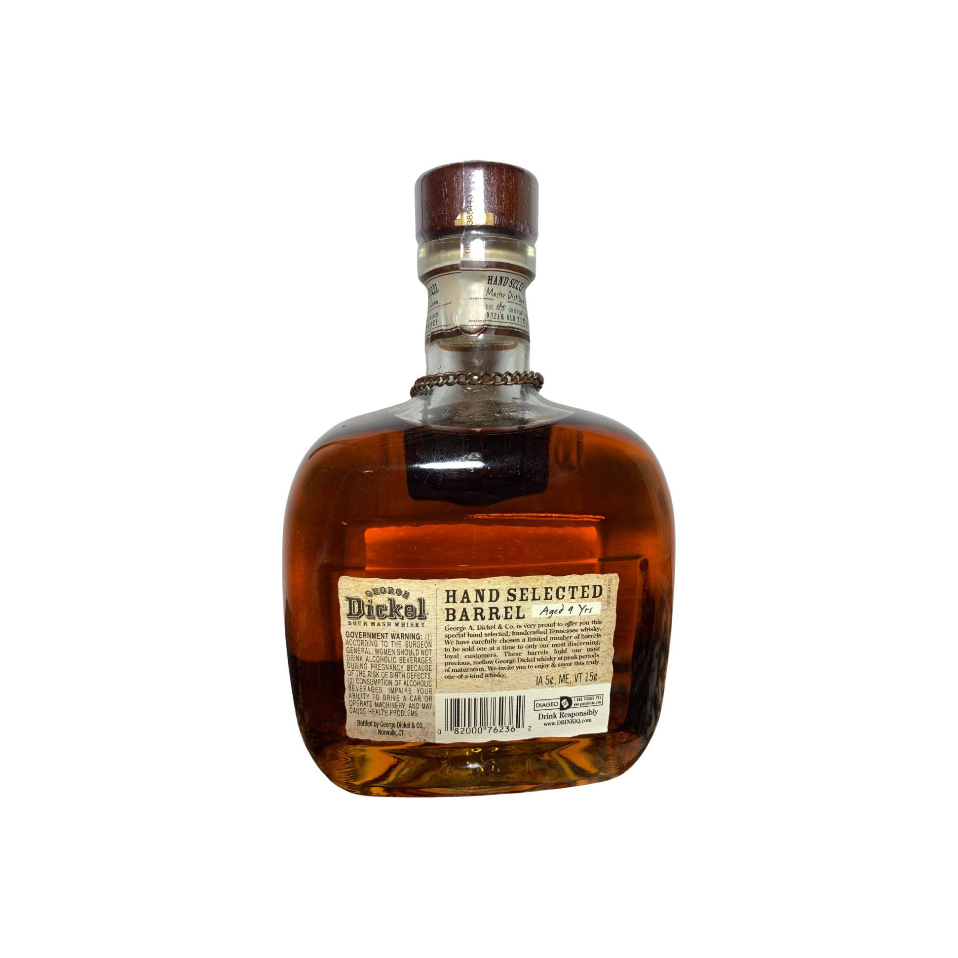George Dickel 2008 9 Years Tennessee Whisky  2