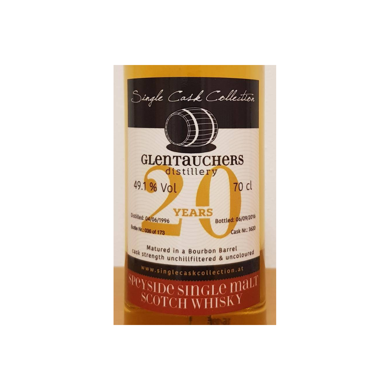 Glentauchers 1996 20 Years Single Malt Whisky