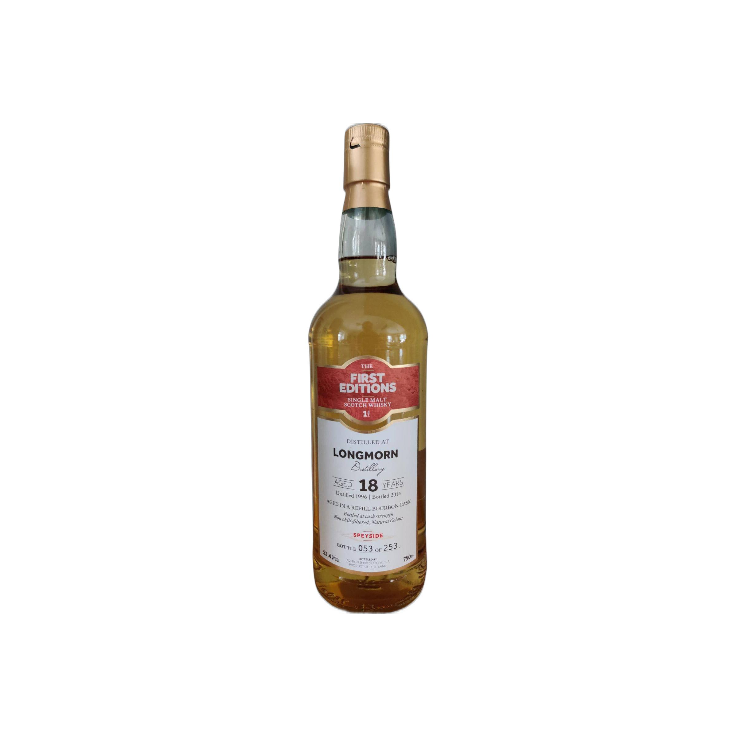 Longmorn The First Editions 1996 18 Years Single Malt Whisky