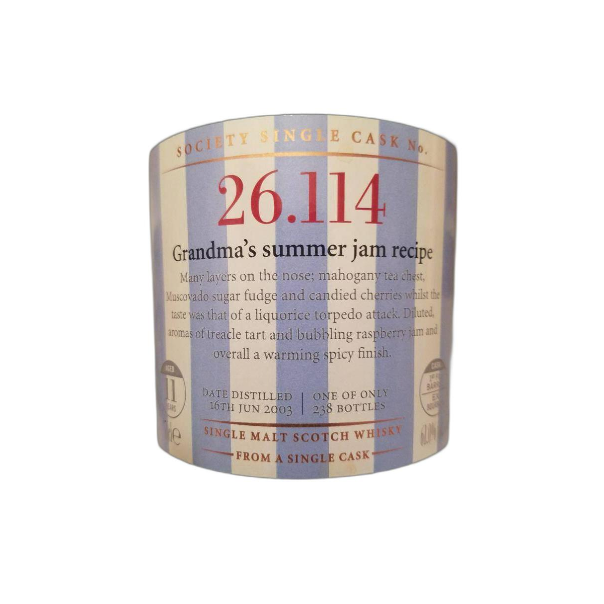 The Scotch Malt Whisky Society 2003 11 Years Single Malt Whisky 2