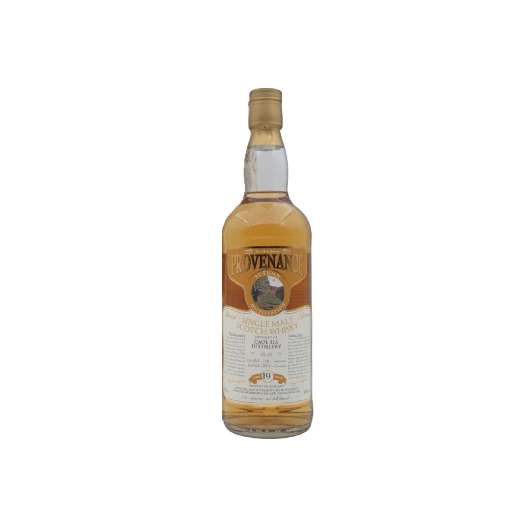 Caol Ila McGibbon's Provenance 1981 19 Years Single Malt Whisky