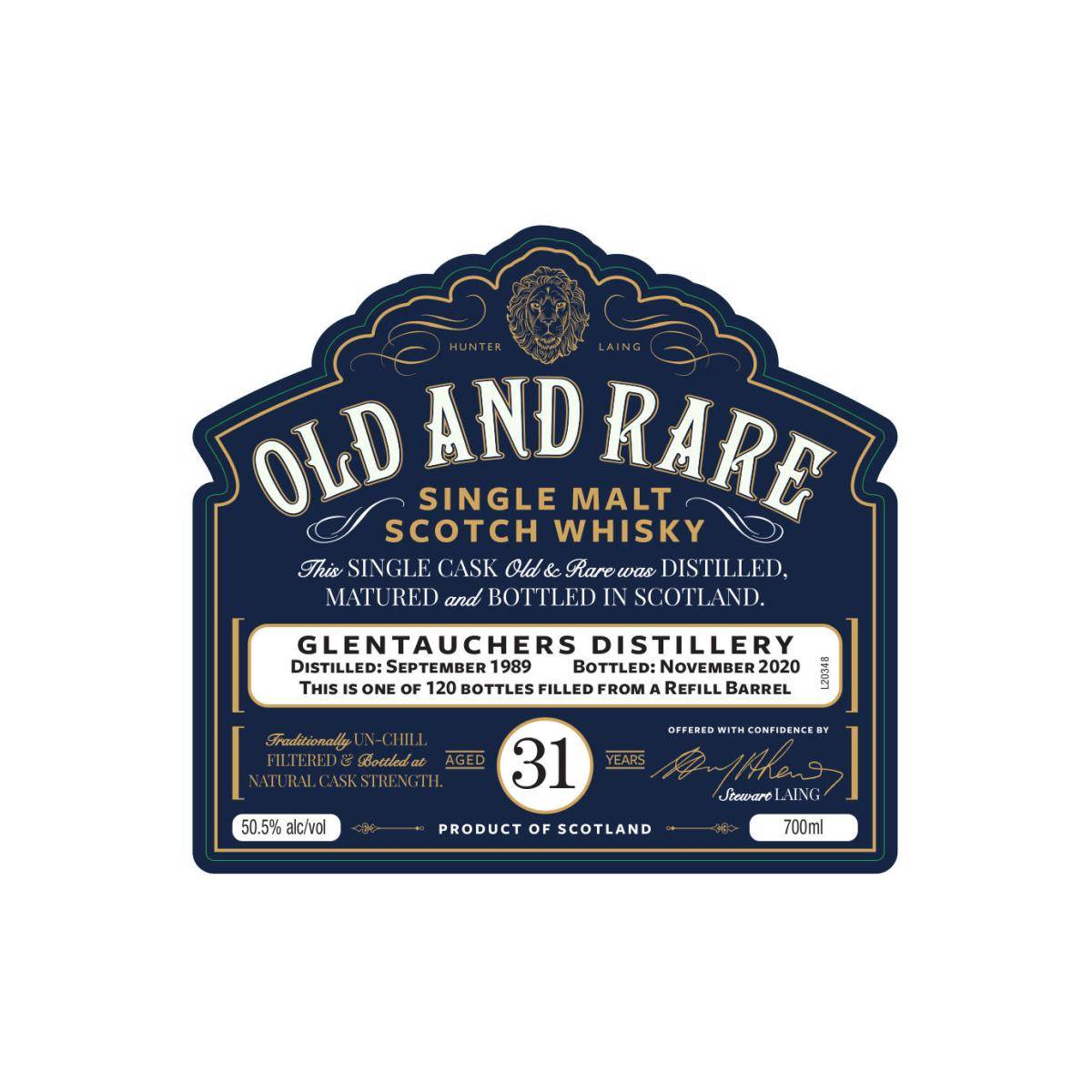 Glentauchers 1989 31 Years Single Malt Whisky 3