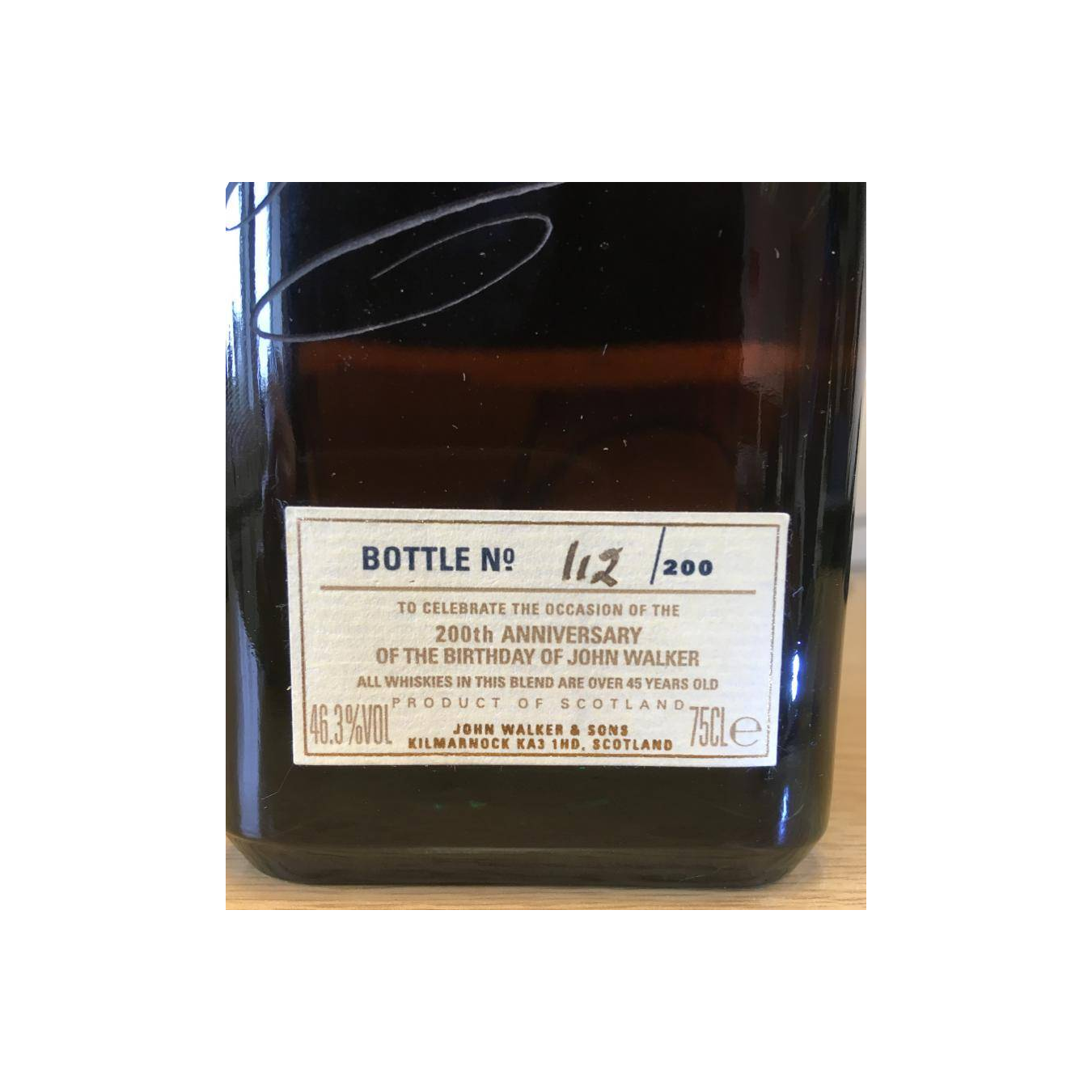 Johnnie Walker 45 Years Blended Whisky 3