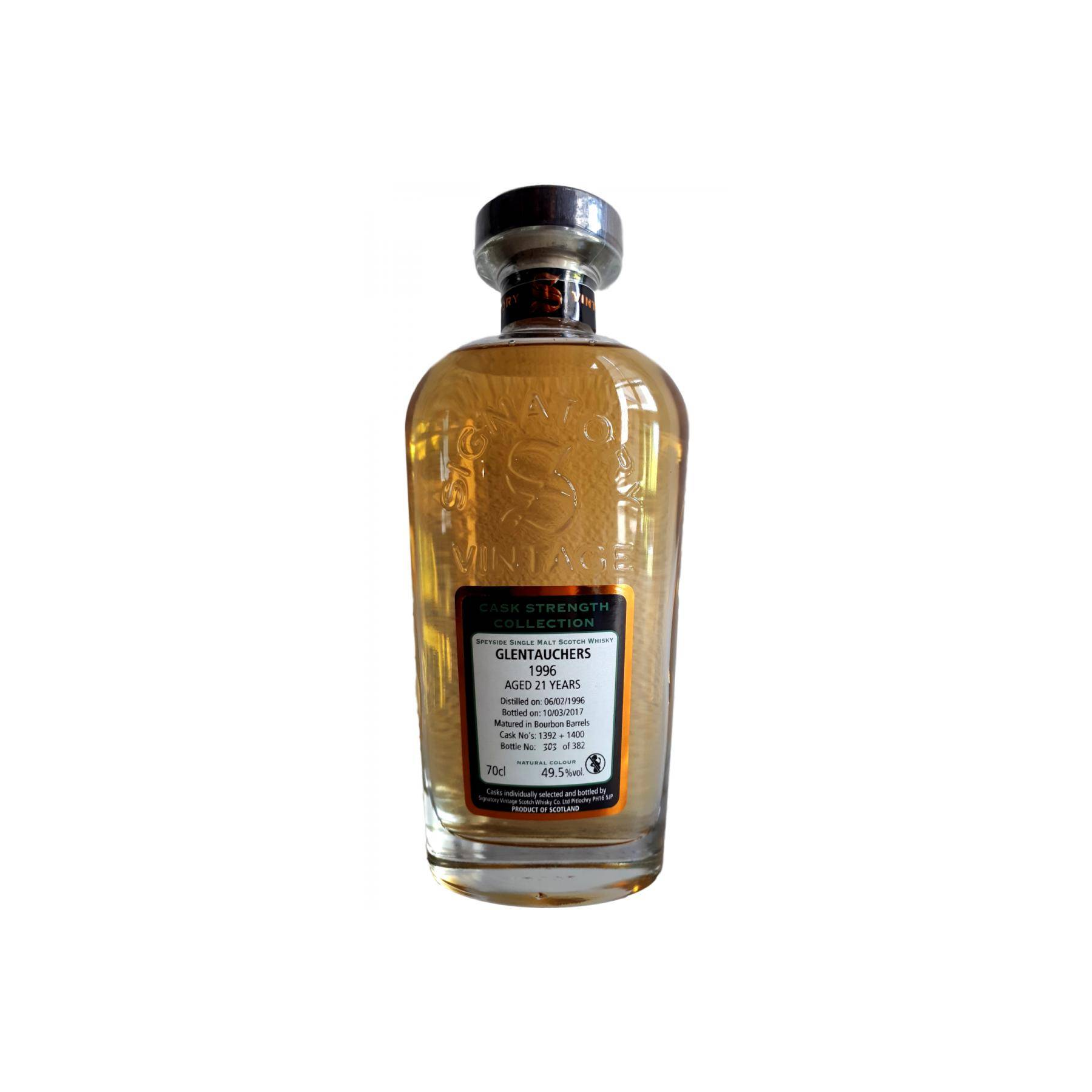 Glentauchers Cask Strength Collection 1996 21 Years Single Malt Whisky