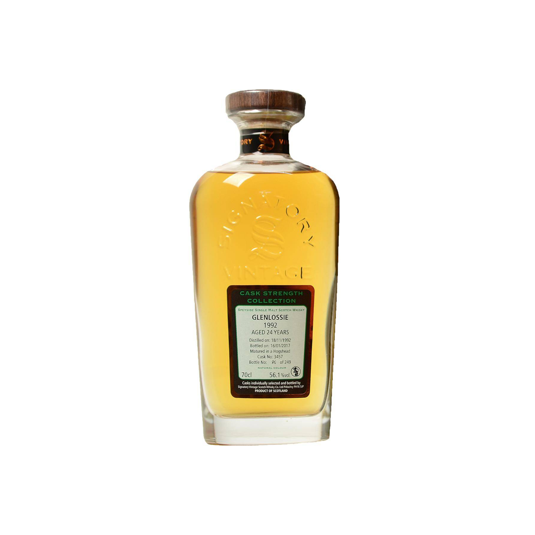 Glenlossie Cask Strength Collection 1992 24 Years Single Malt Whisky
