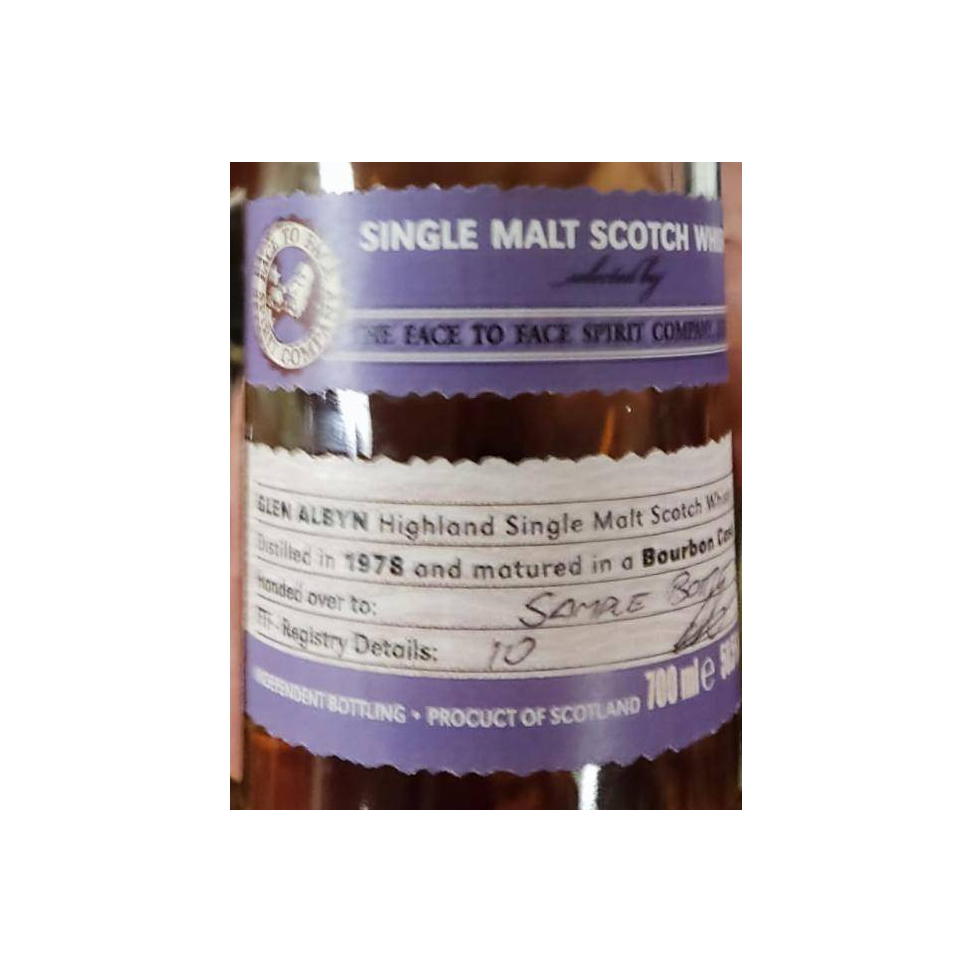 The Scotch Malt Whisky Society 1978 Single Malt Whisky