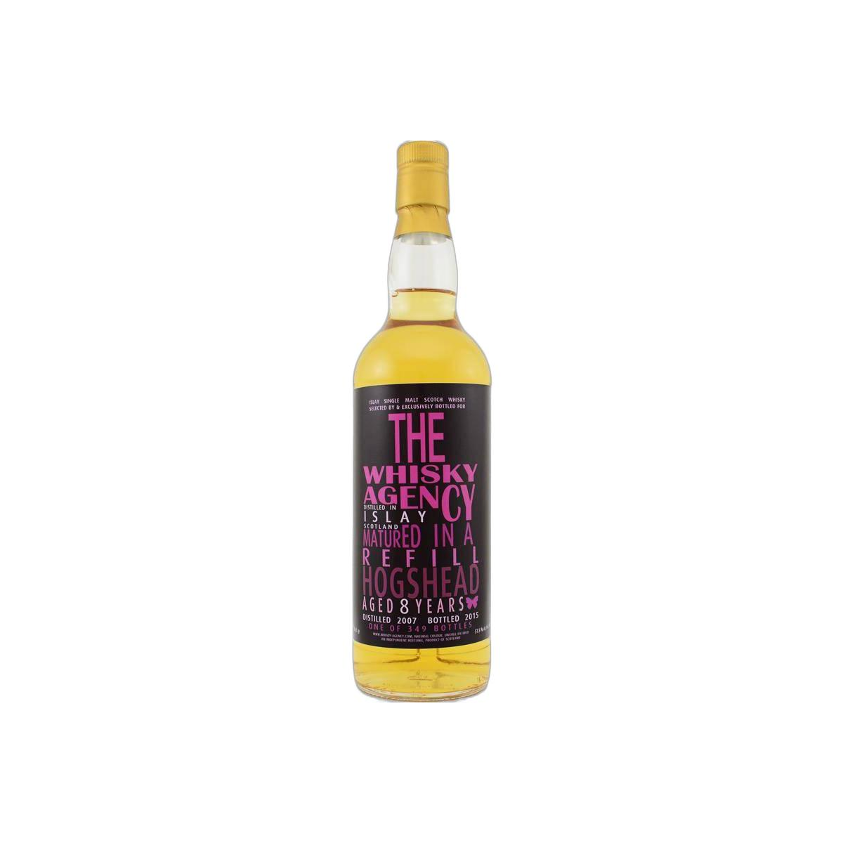 The Whisky Agency 2007 8 Years Single Malt Whisky