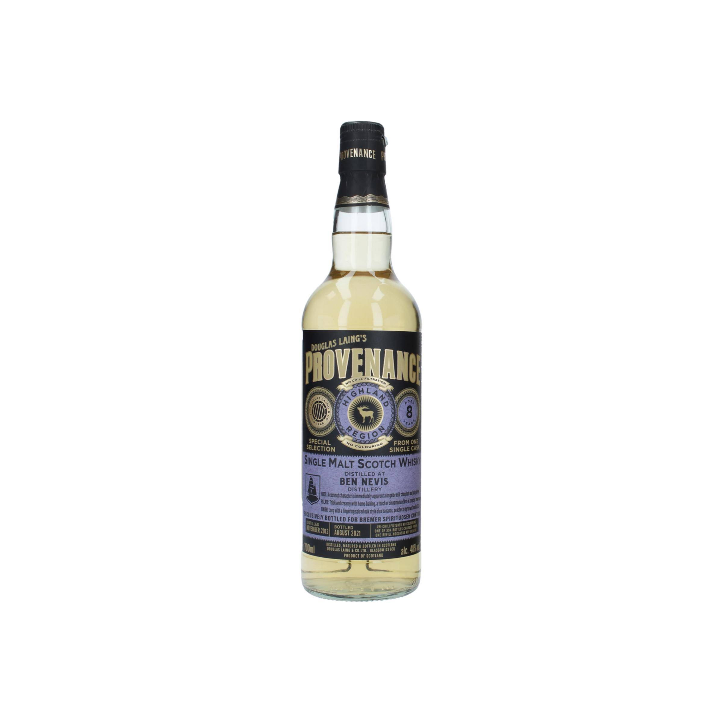 Ben Nevis 2012 8 Years Single Malt Whisky