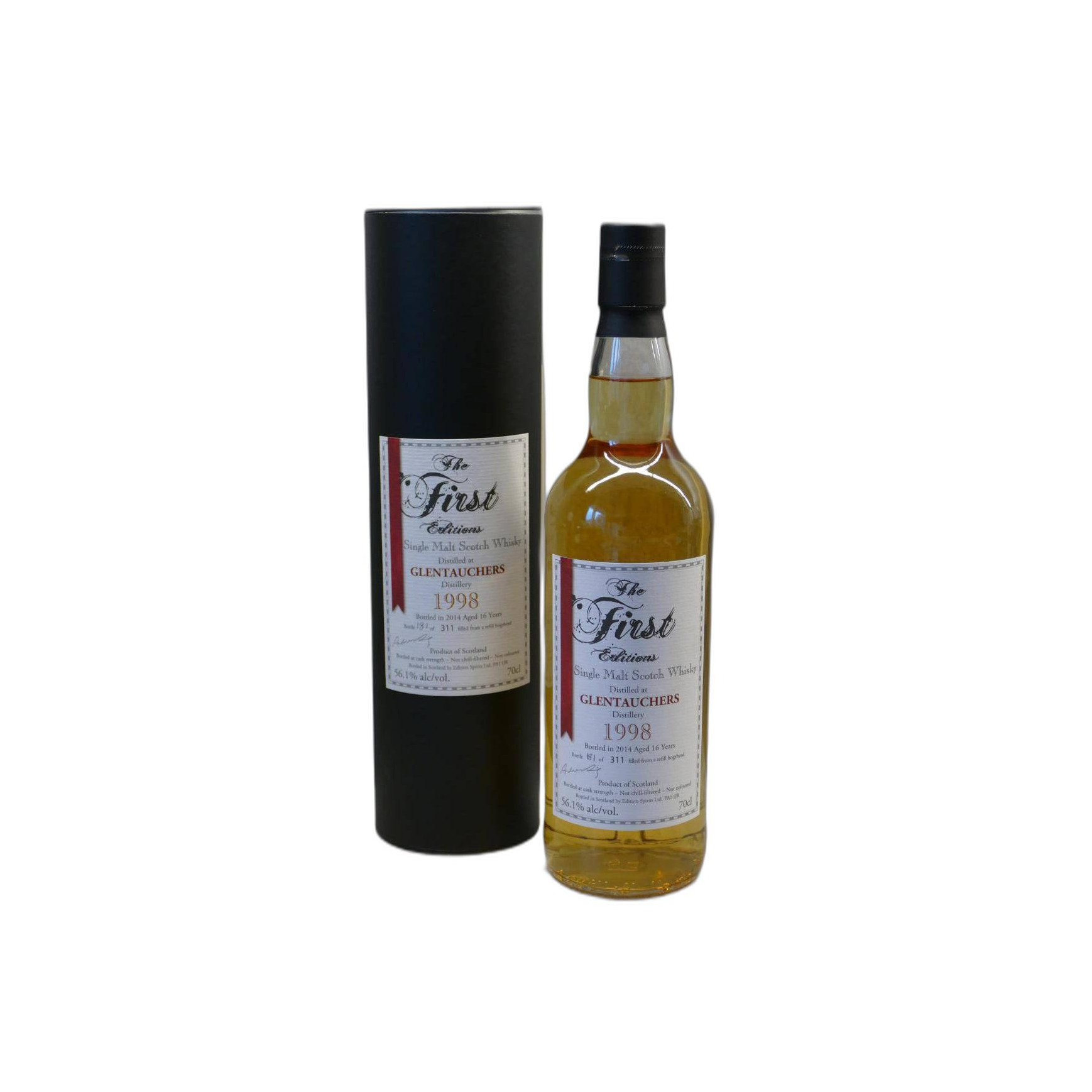 Glentauchers The First Editions 1998 16 Years Single Malt Whisky 3