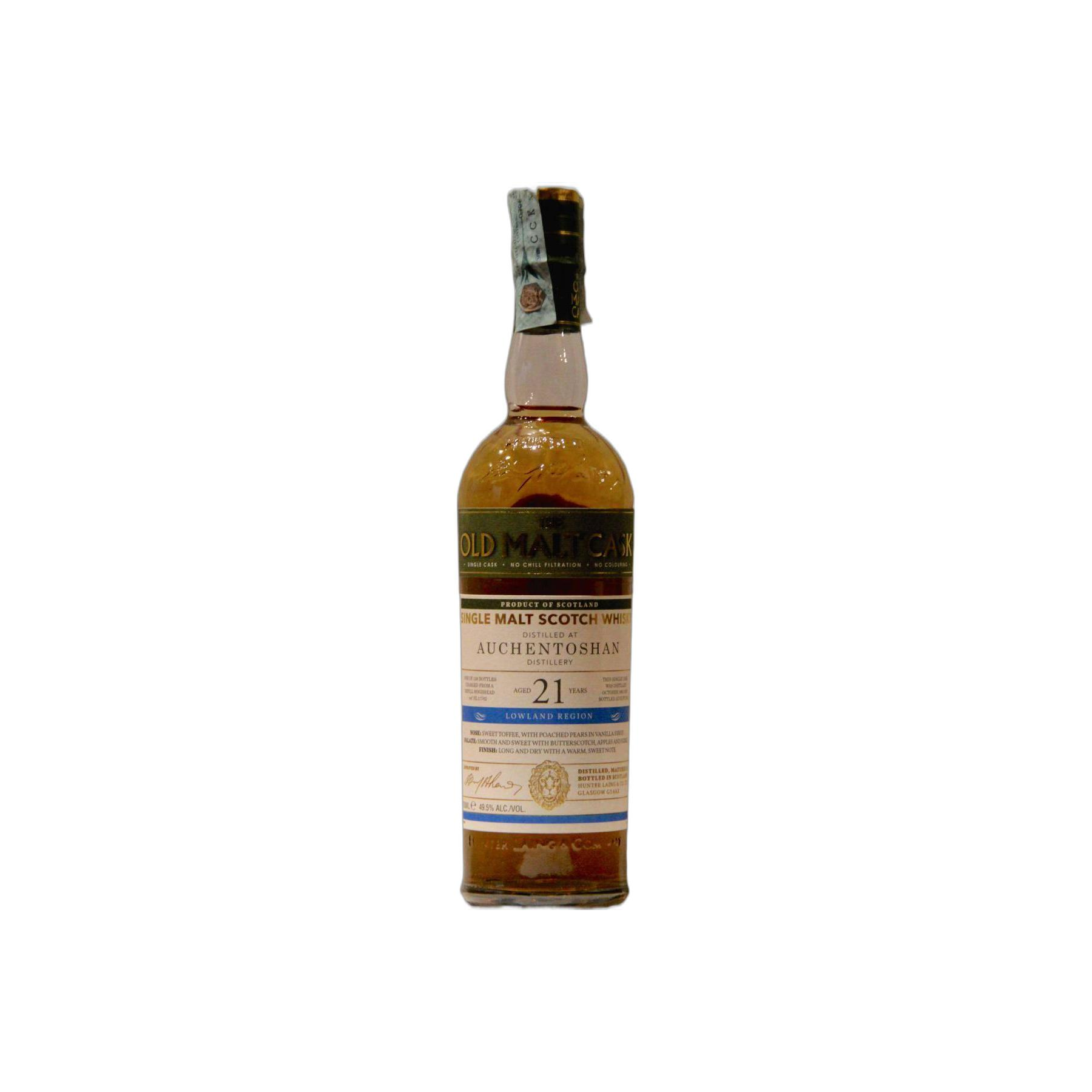 Auchentoshan Old Malt Cask 1993 21 Years Single Malt Whisky