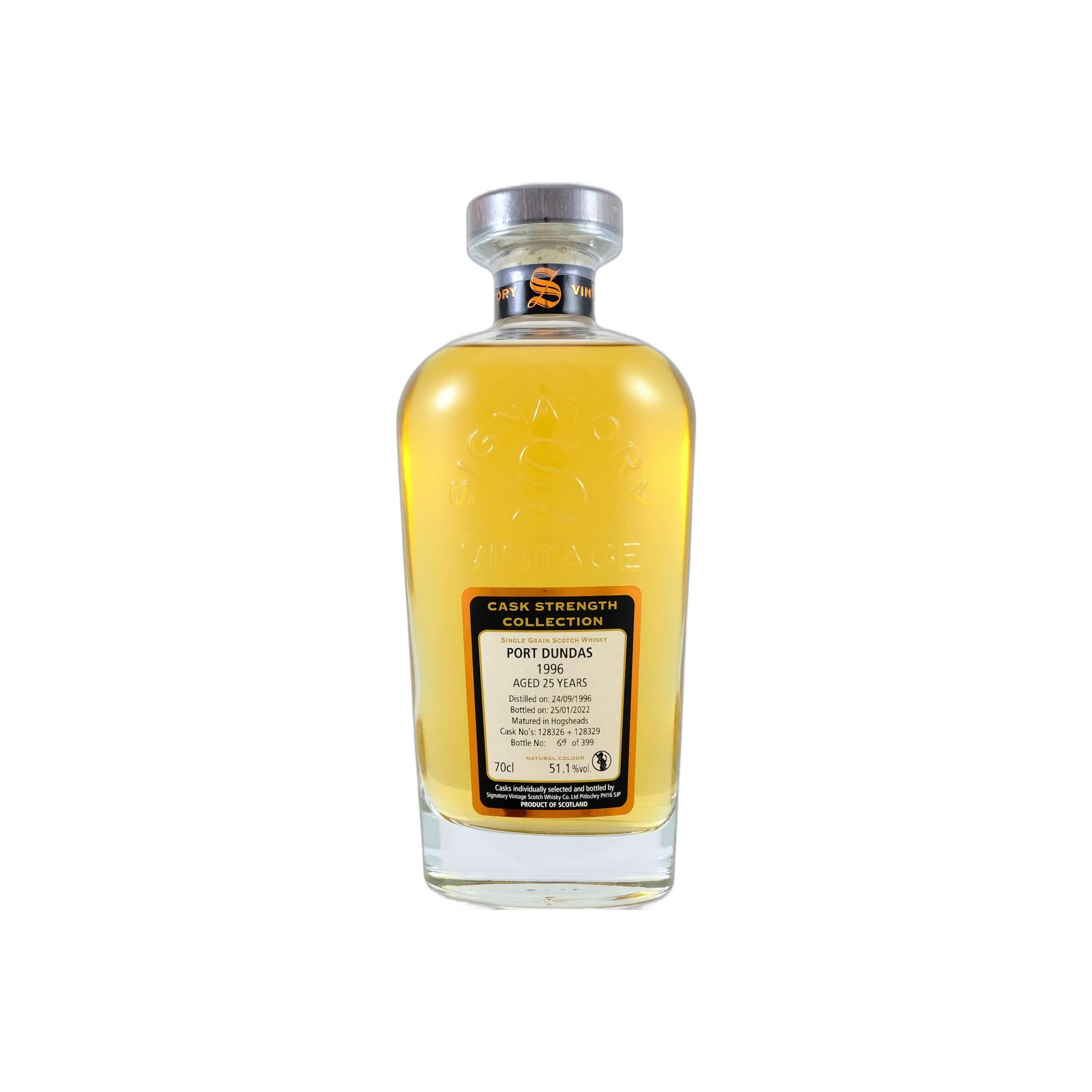 Port Dundas Cask Strength Collection 1996 25 Years Single Grain Whisky