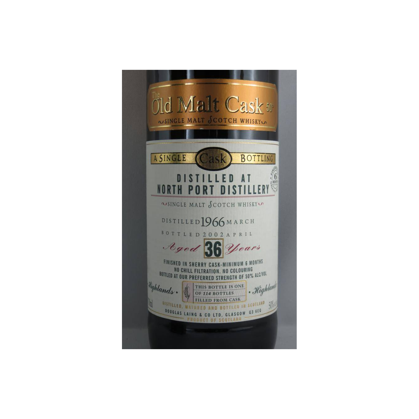 North Port Old Malt Cask 1966 36 Years Single Malt Whisky 3