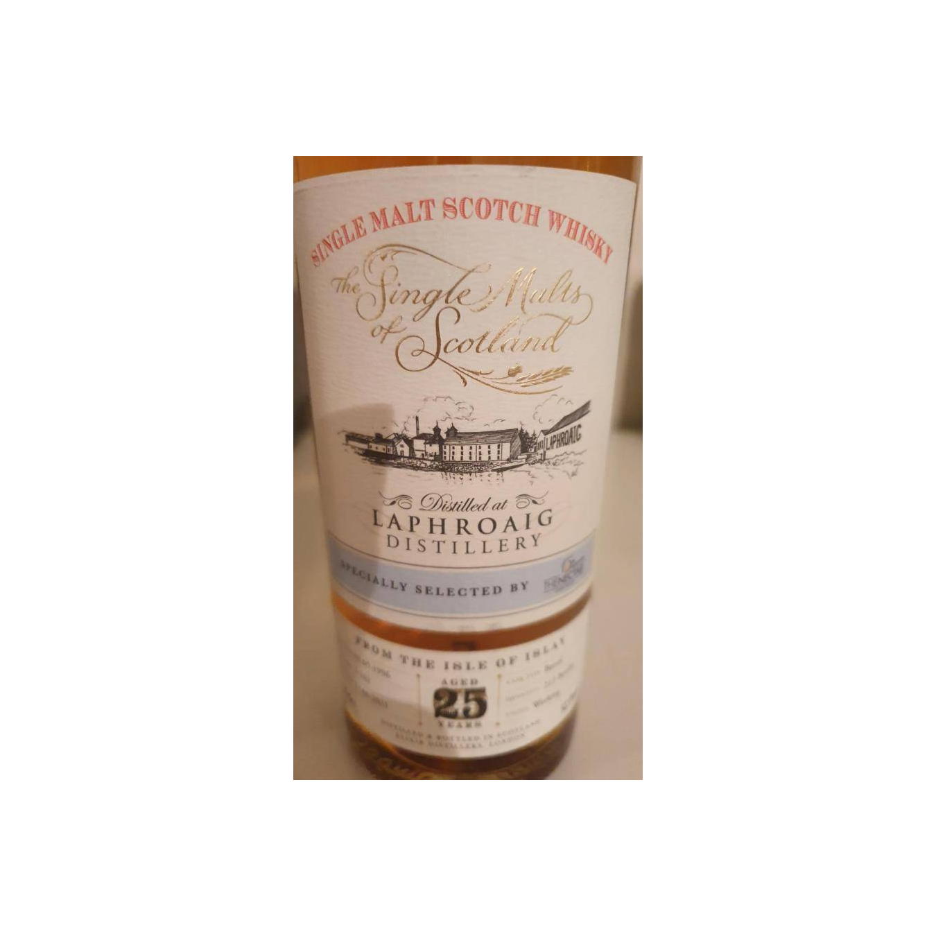 Laphroaig The Single Malts of Scotland 1996 25 Years Single Malt Whisky