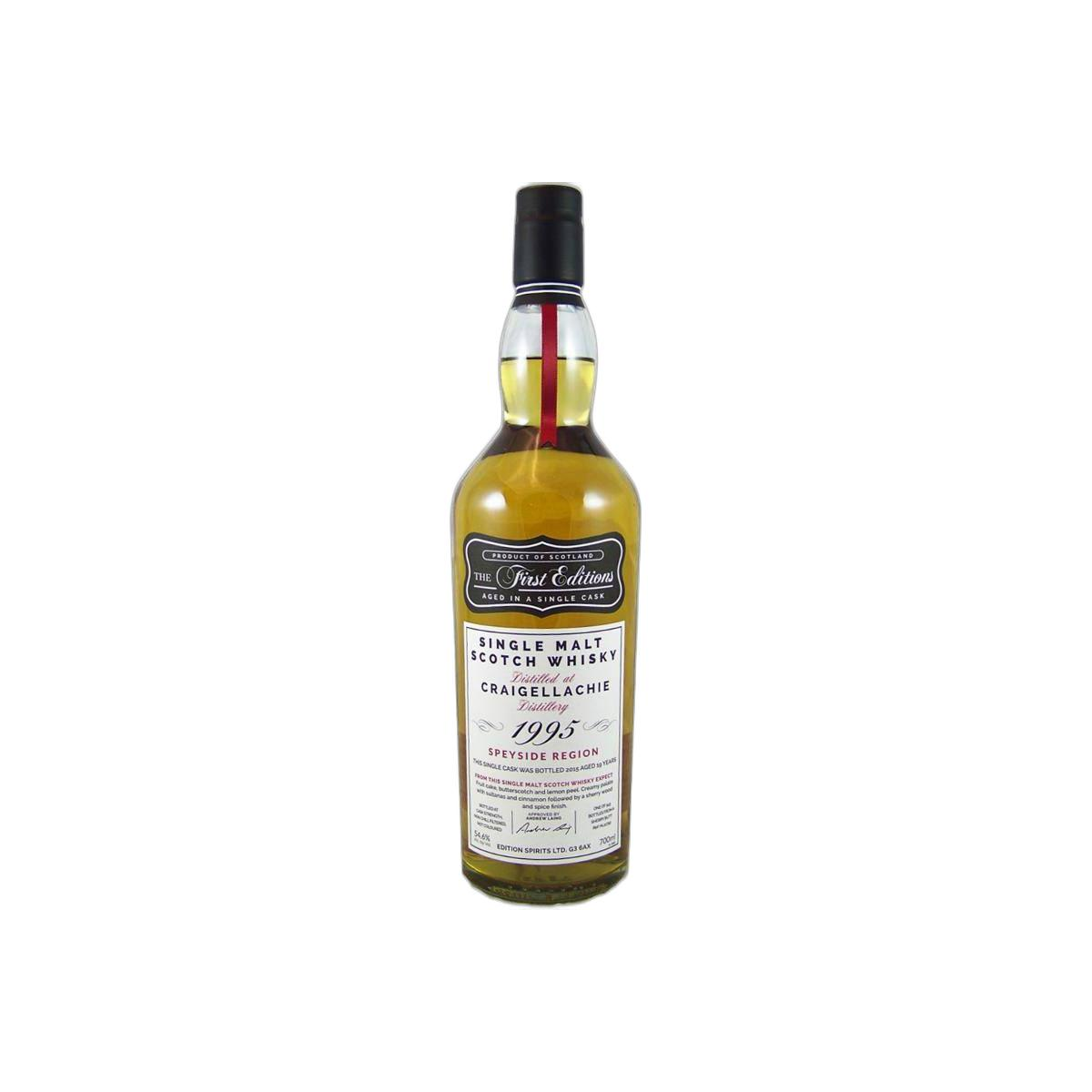 Craigellachie The First Editions 1995 19 Years Single Malt Whisky