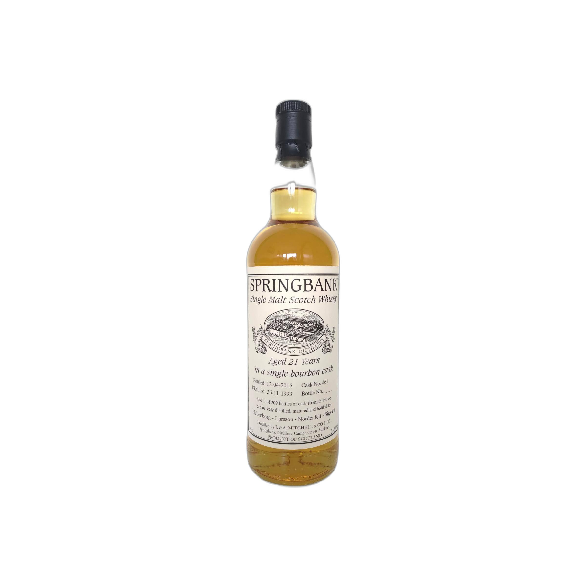Springbank Private Bottling 1993 21 Years Single Malt Whisky 2