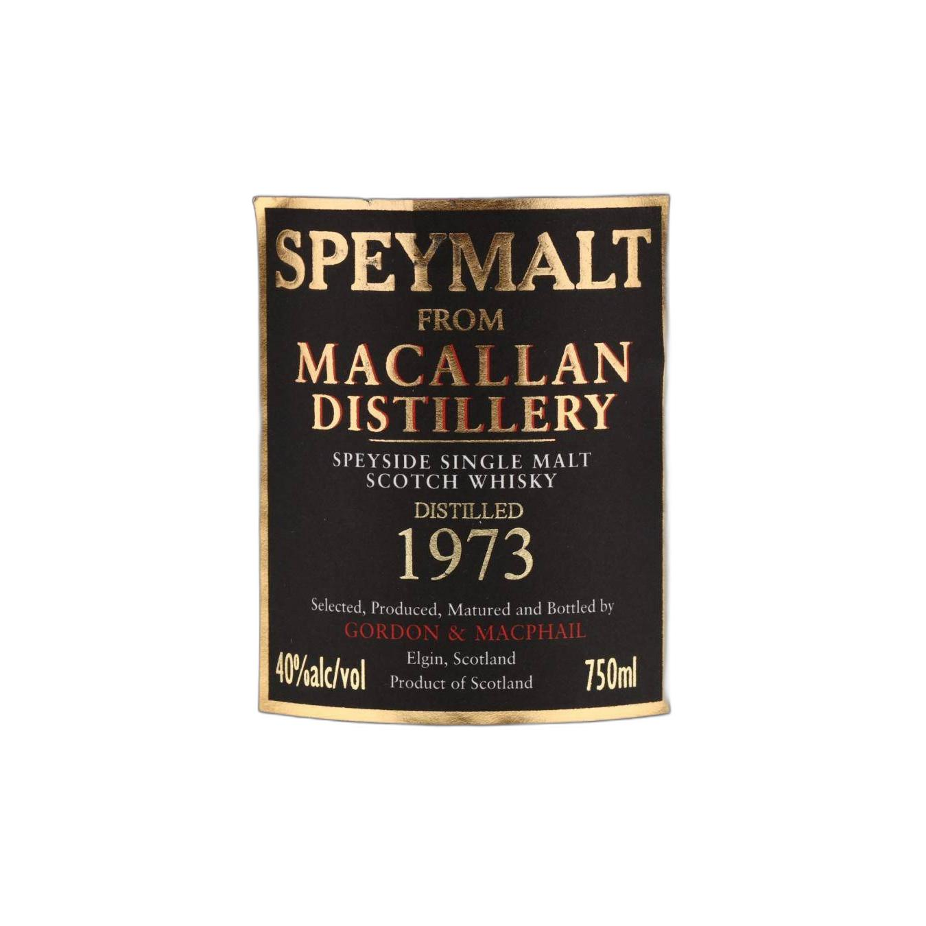 The Macallan 1973 33 Years Single Malt Whisky