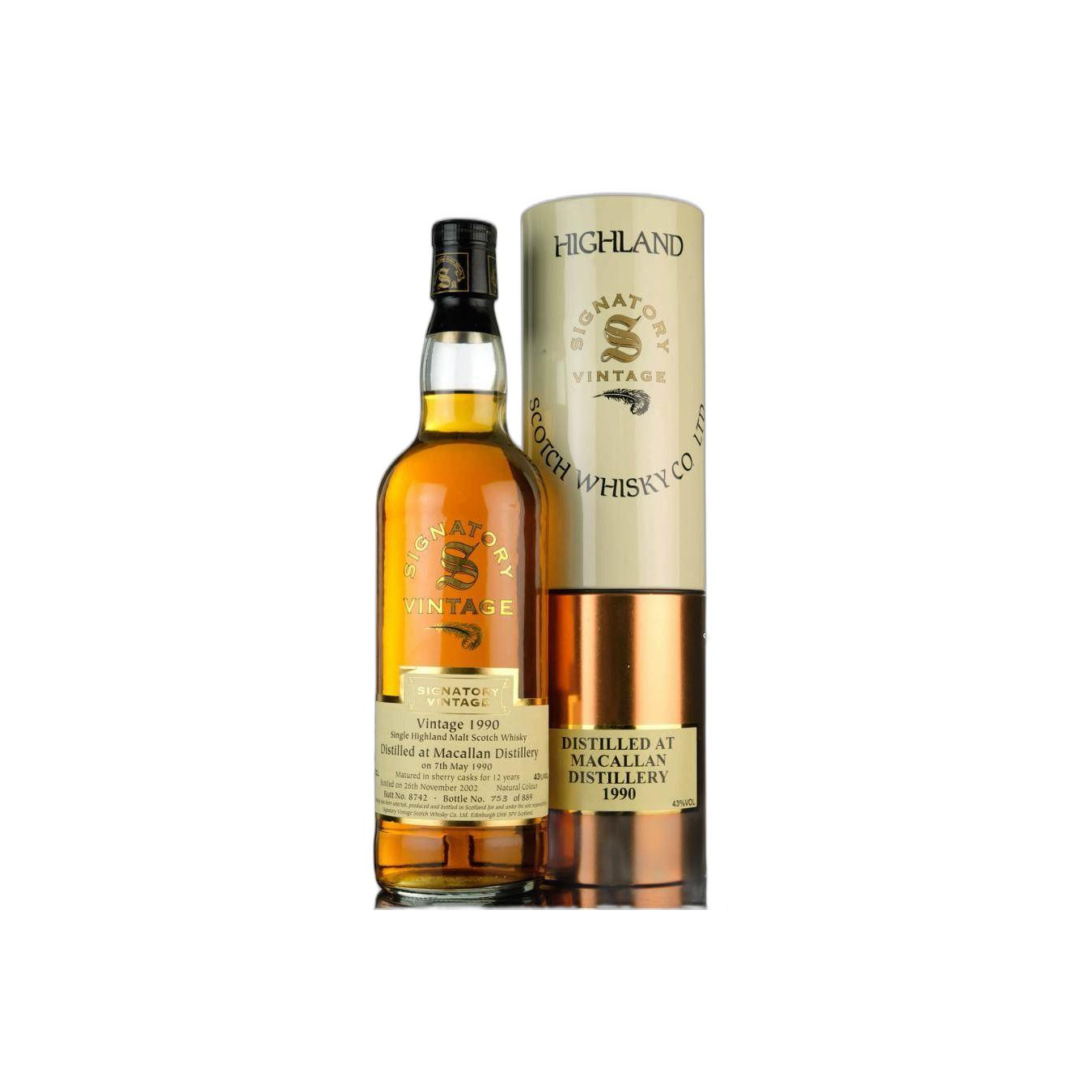 The Macallan Vintage Collection 1990 12 Years Single Malt Whisky