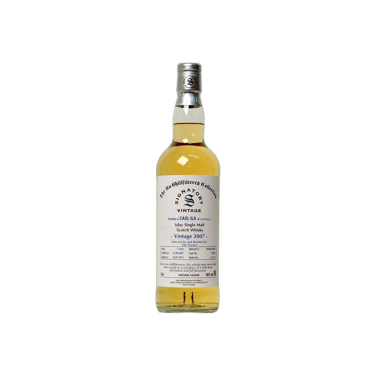 Caol Ila The Un-Chillfiltered Collection 2007 7 Years Single Malt Whisky