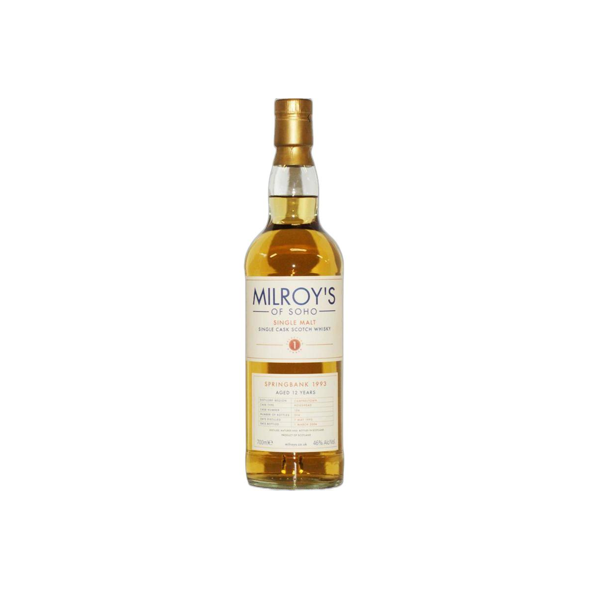 Springbank 1993 12 Years Single Malt Whisky