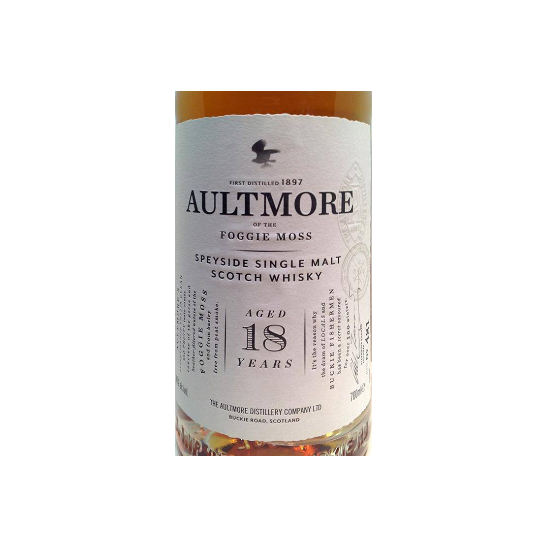 Aultmore 18 Years Single Malt Whisky 4