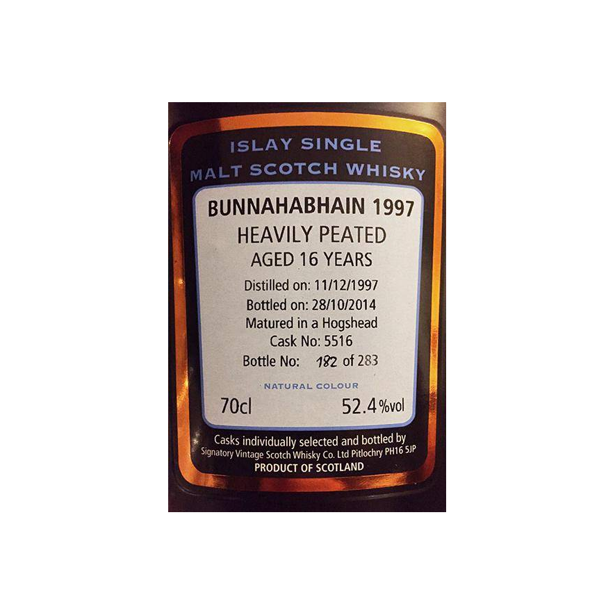 Bunnahabhain 1997 16 Years Single Malt Whisky