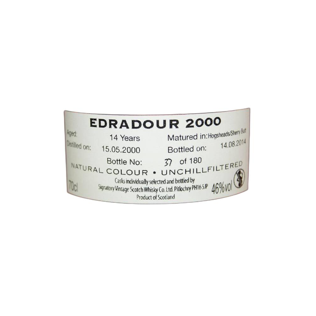 Edradour Vintage Collection 2000 14 Years Single Malt Whisky 2