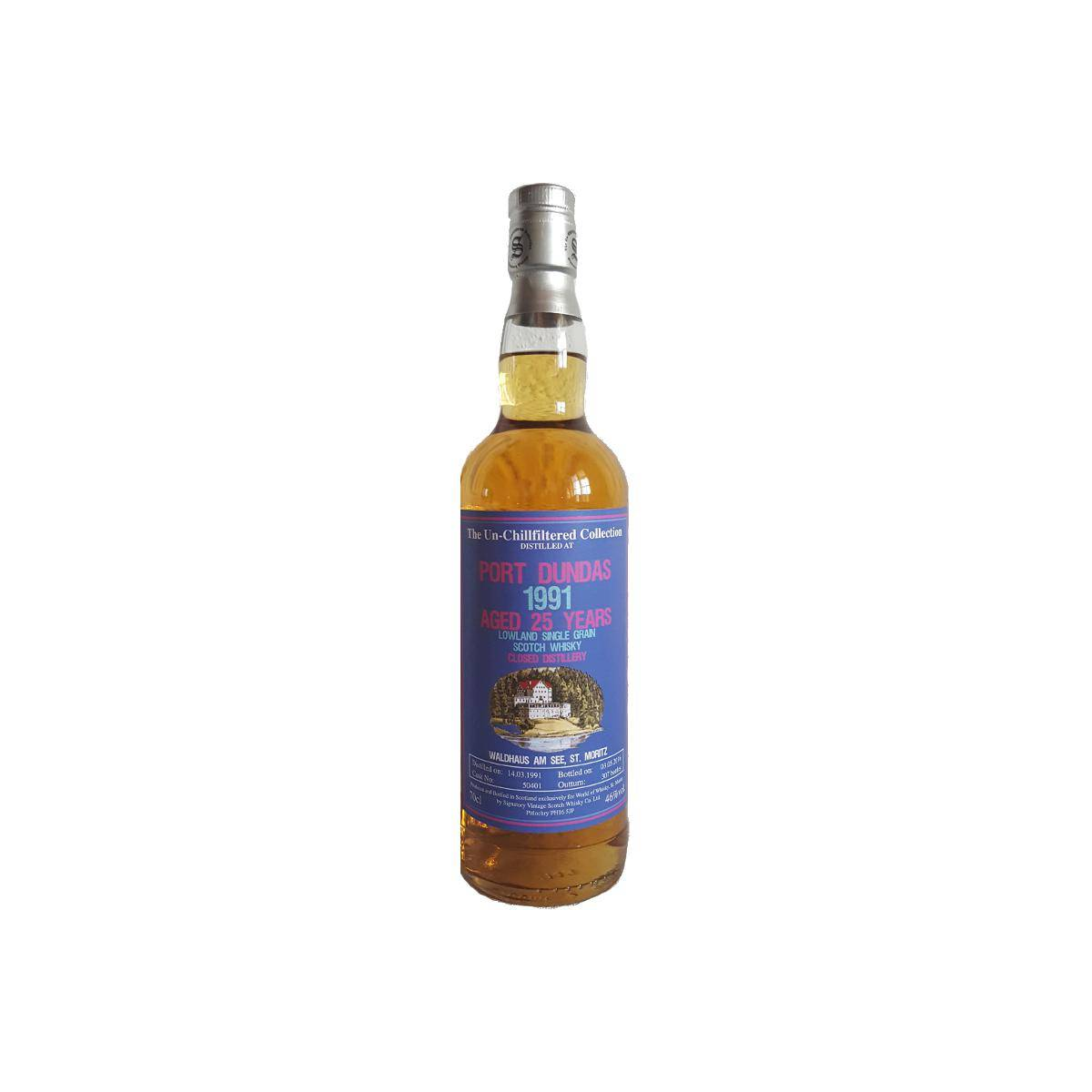 Port Dundas The Un-Chillfiltered Collection 1991 25 Years Single Grain Whisky