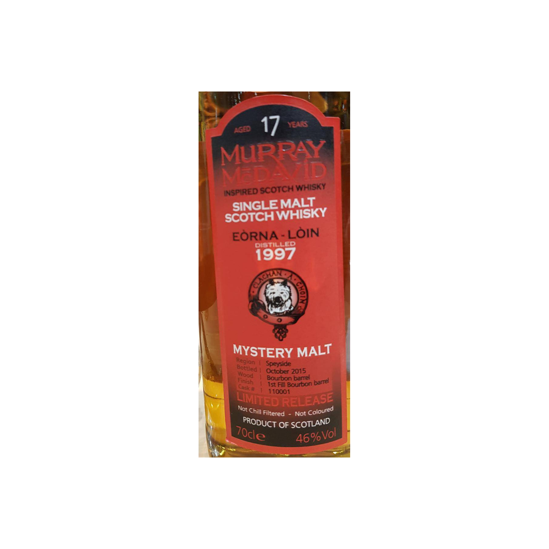 Murray McDavid 1997 17 Years Single Malt Whisky 2
