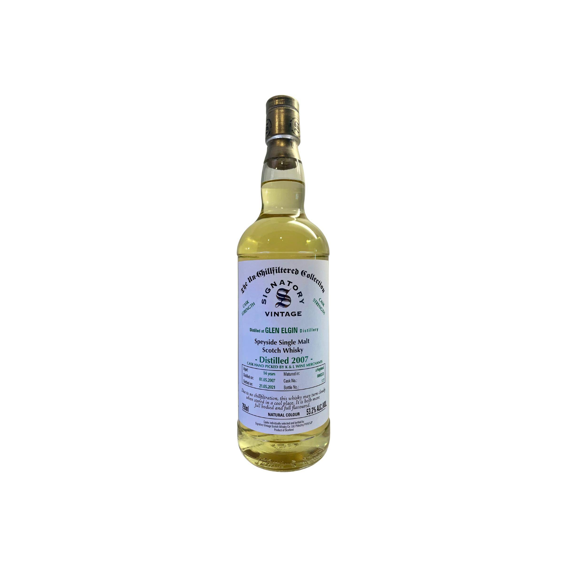 Glen Elgin 2007 14 Years Single Malt Whisky
