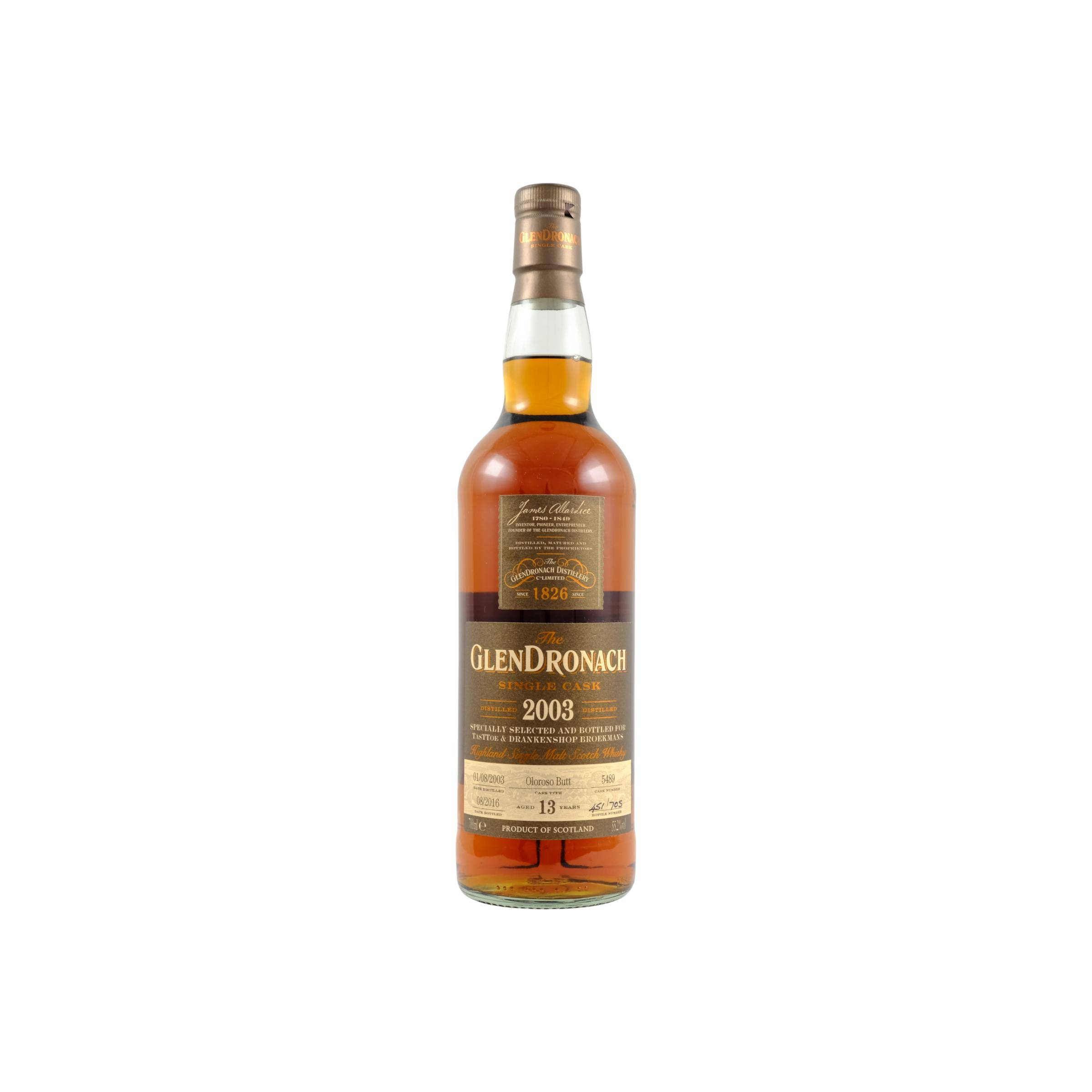 GlenDronach Single Cask 2003 13 Years Single Malt Whisky