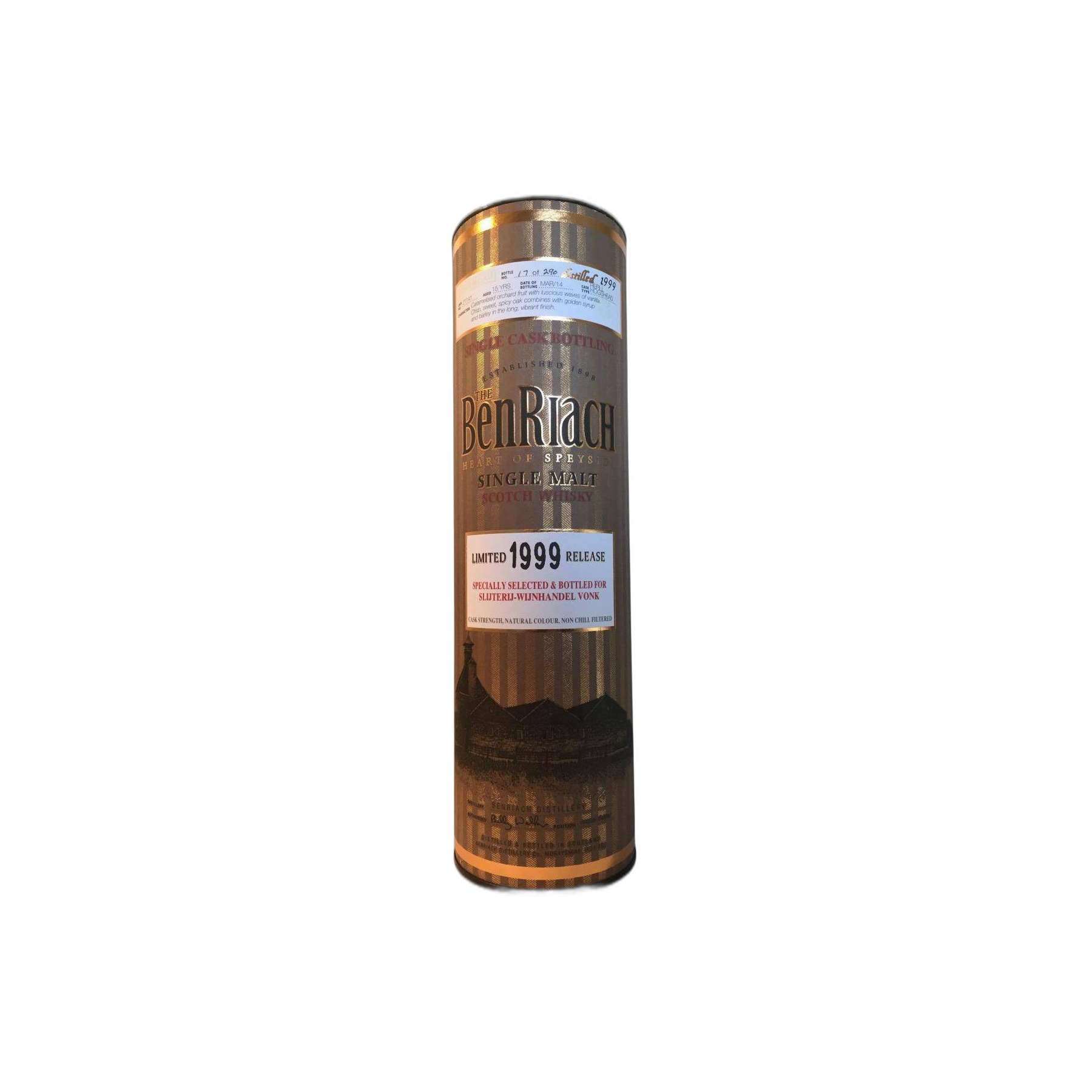 BenRiach Individual Cask Bottling 1999 15 Years Single Malt Whisky 3
