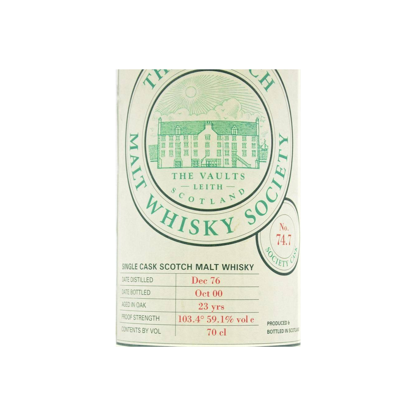 The Scotch Malt Whisky Society 1976 23 Years Single Malt Whisky 2