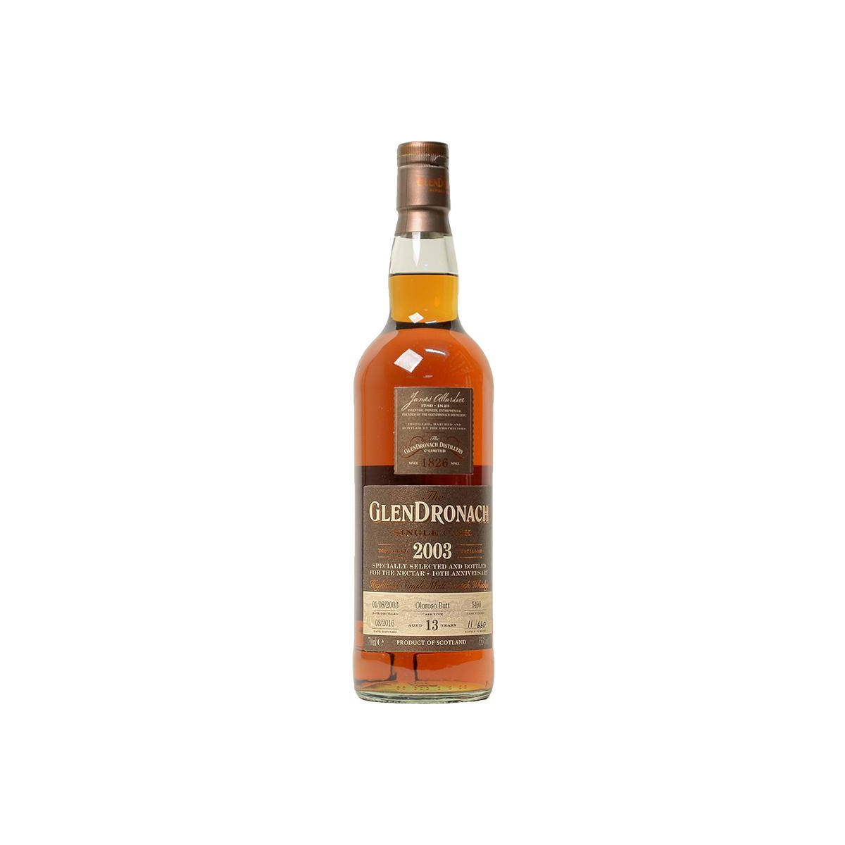 GlenDronach Single Cask 2003 13 Years Single Malt Whisky 2