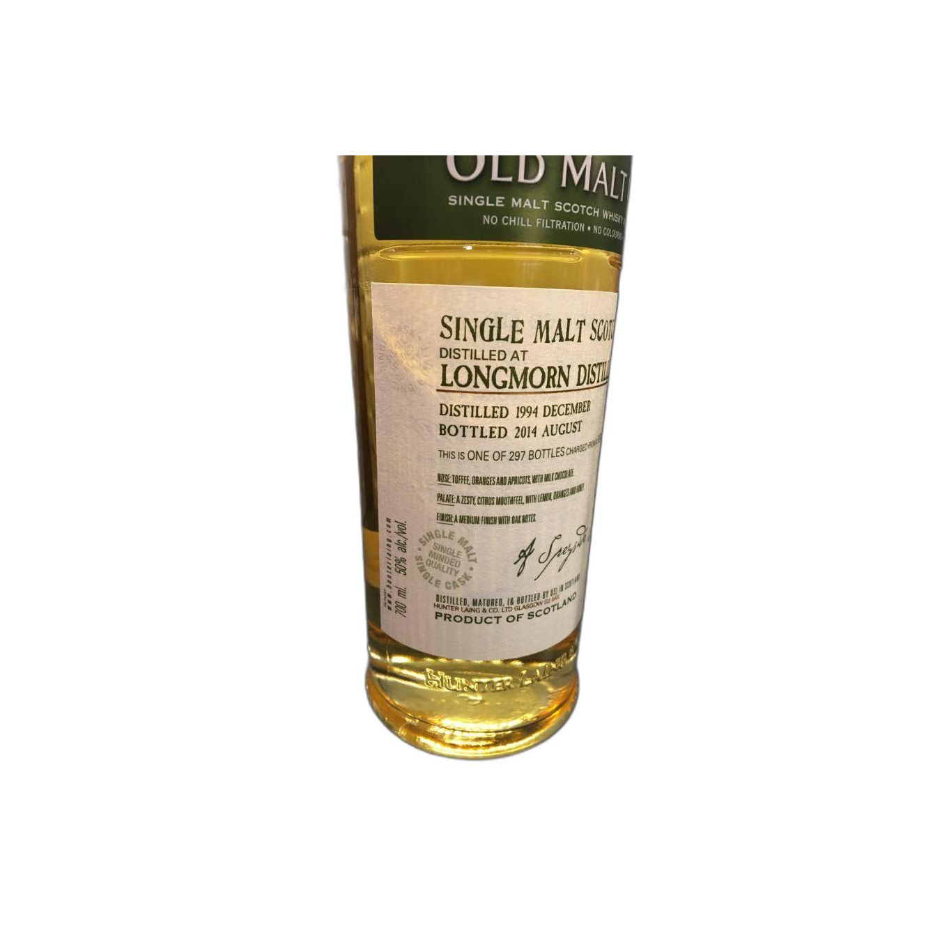 Longmorn Old Malt Cask 1994 19 Years Single Malt Whisky 2