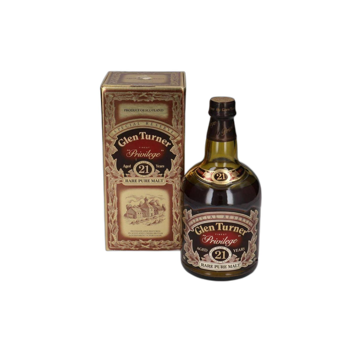 Glen Turner 21 Years Single Malt Whisky 2