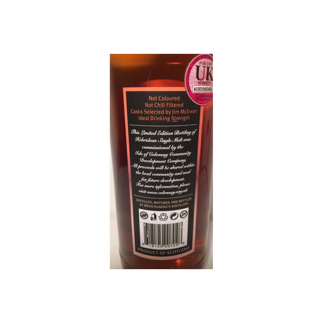 Bruichladdich Limited Edition Single Malt Whisky 3