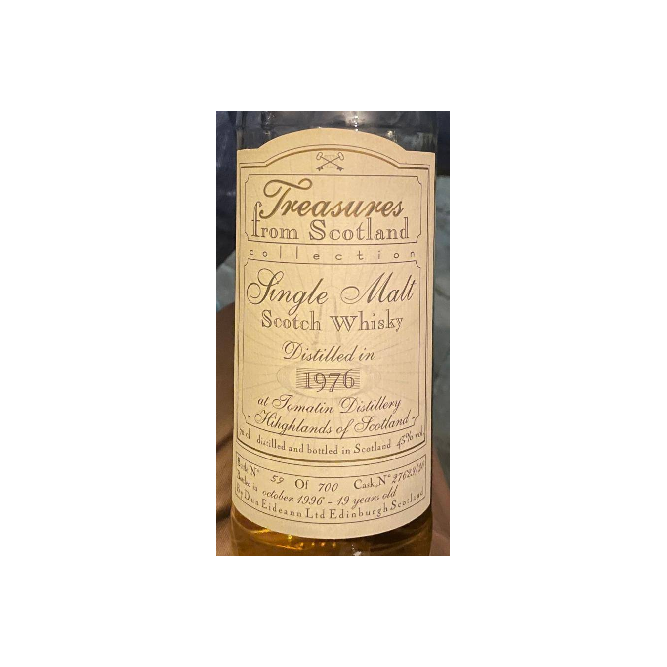 Tomatin 1976 19 Years Single Malt Whisky