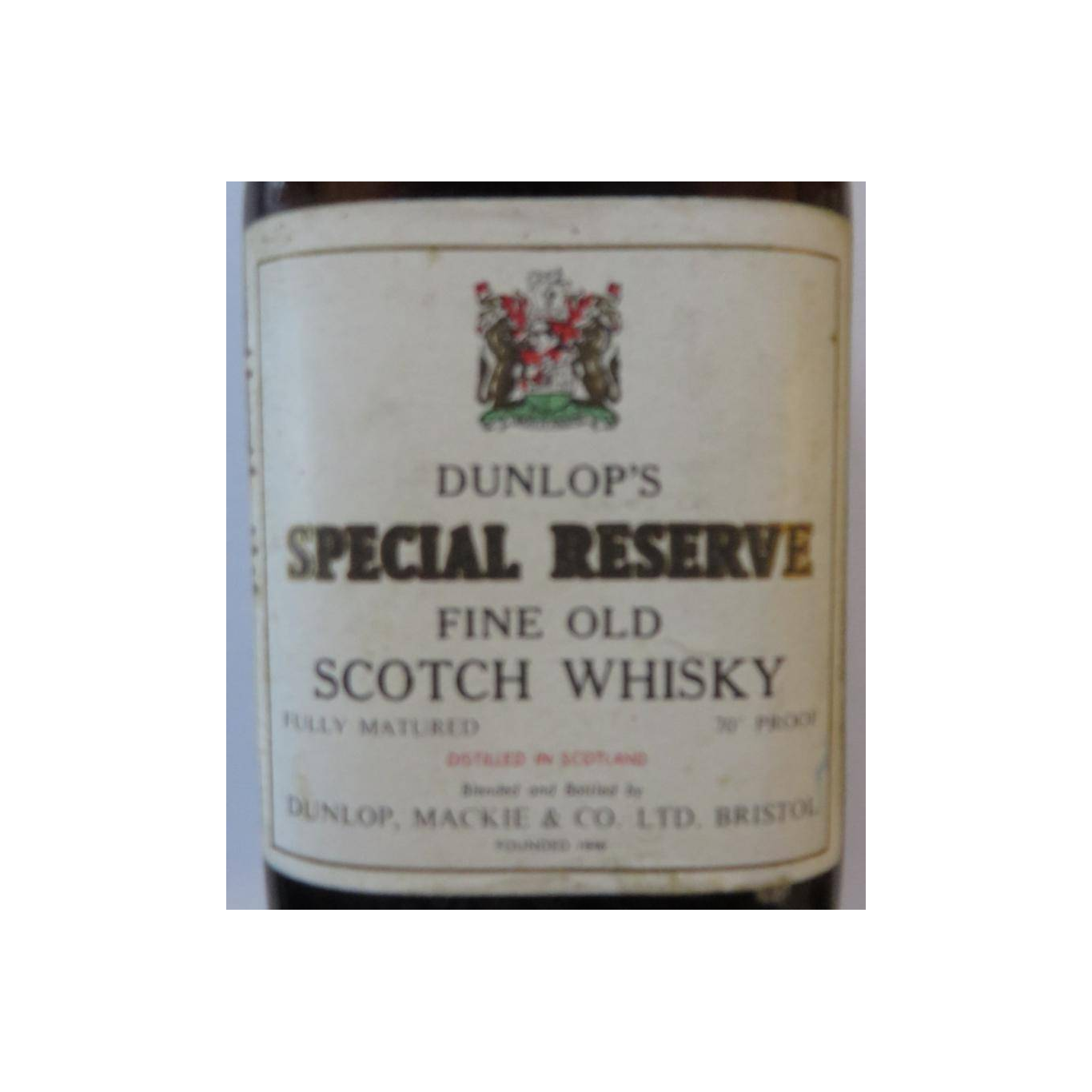 Dunlop's Special Reserve 3