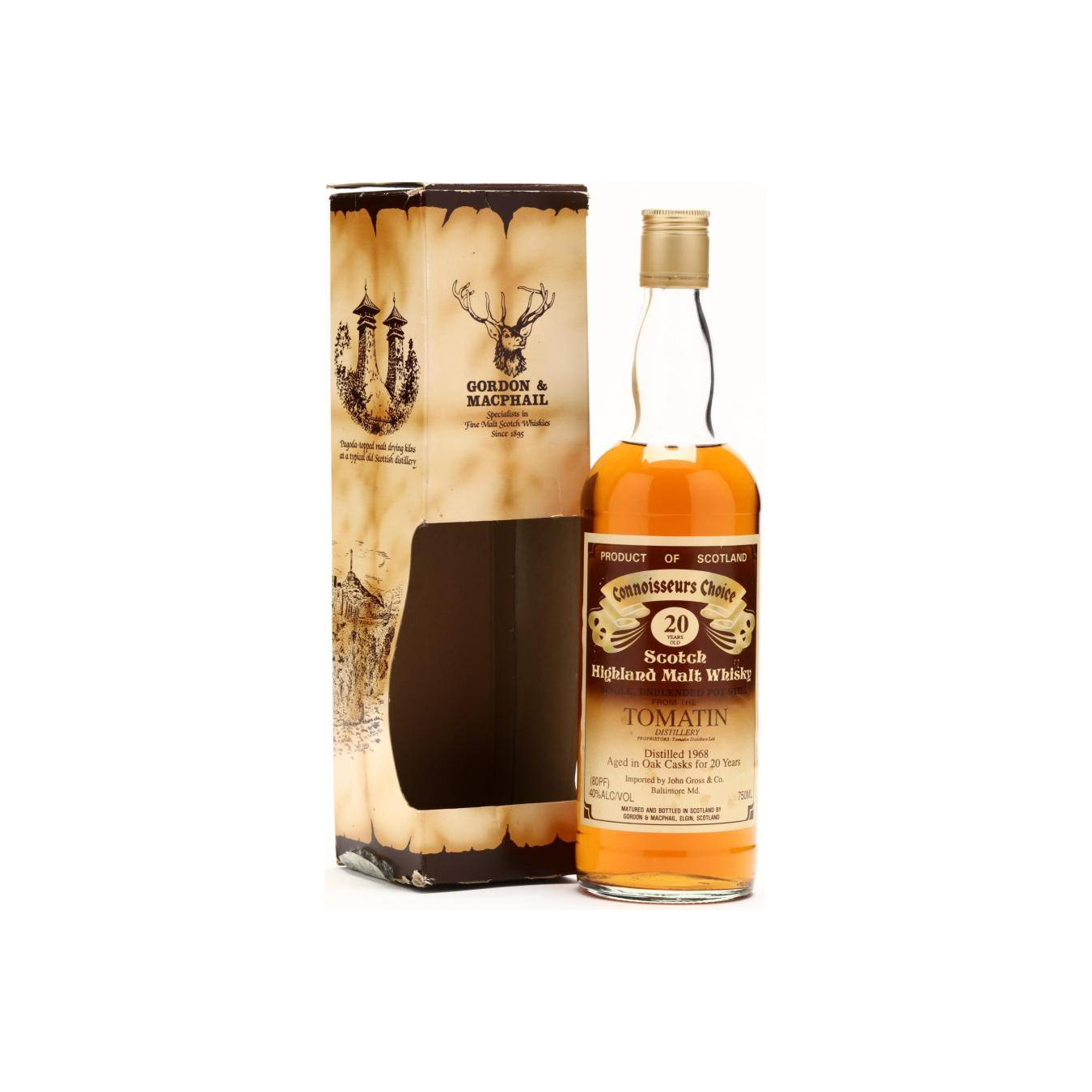 Tomatin Connoisseurs Choice 1968 20 Years Single Malt Whisky