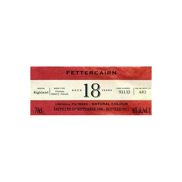 Fettercairn 1996 18 Years Single Malt Whisky 2