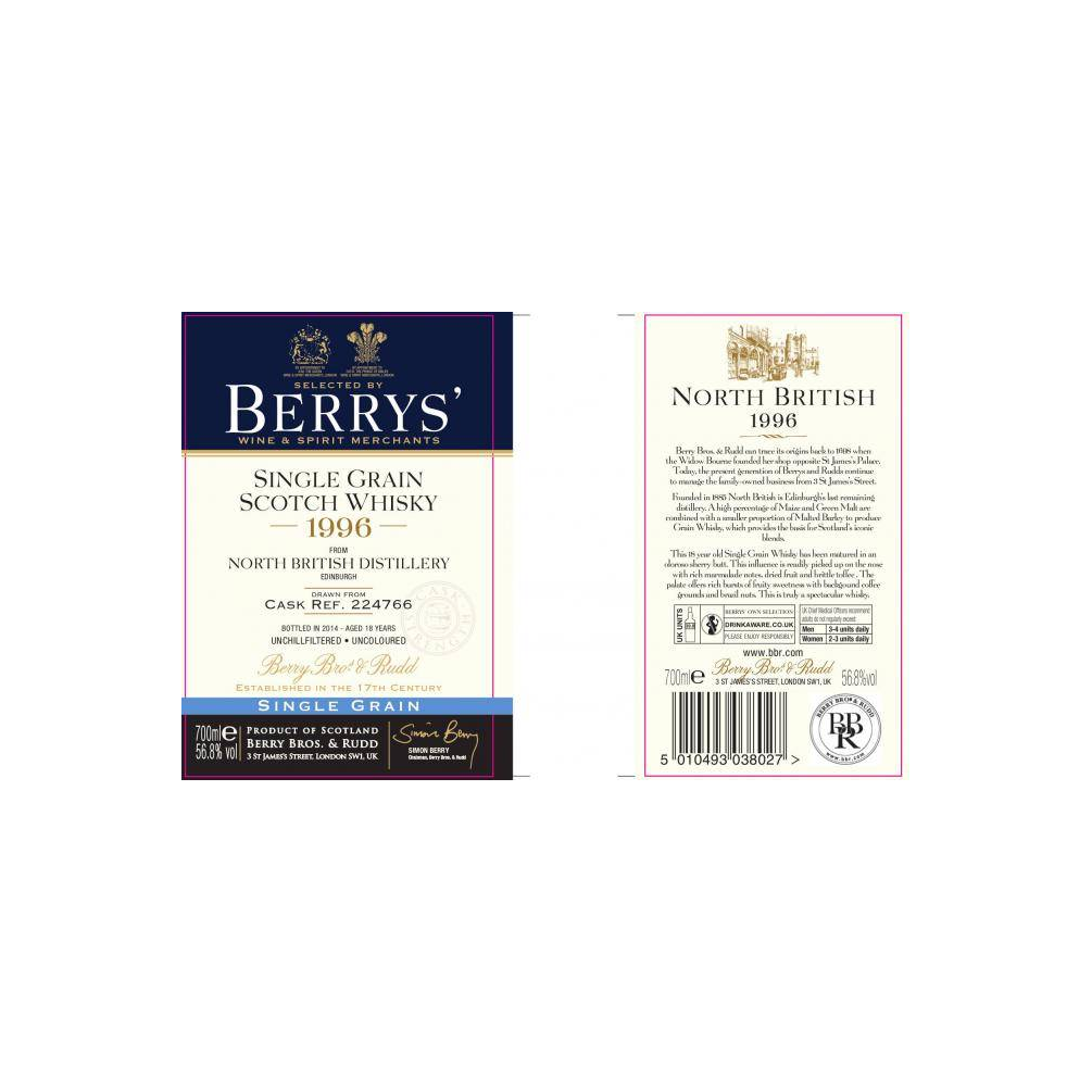 North British 1996 18 Years Single Grain Whisky 2