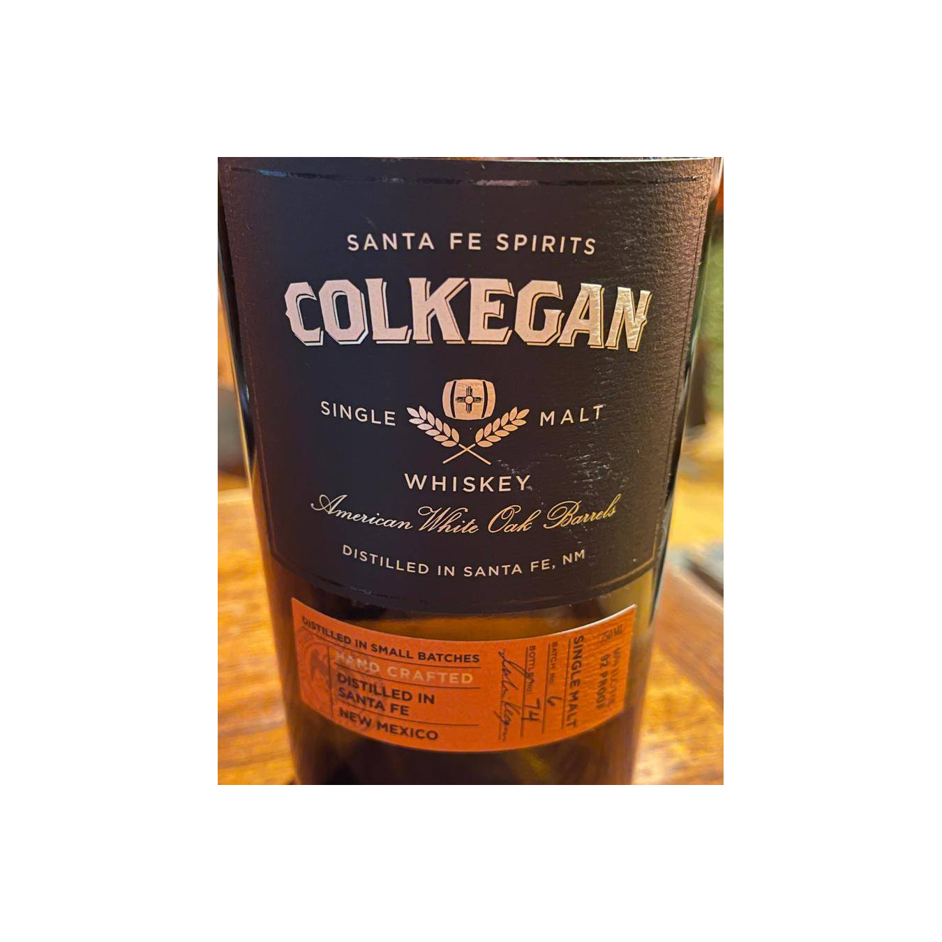 Colkegan Single Malt Whiskey