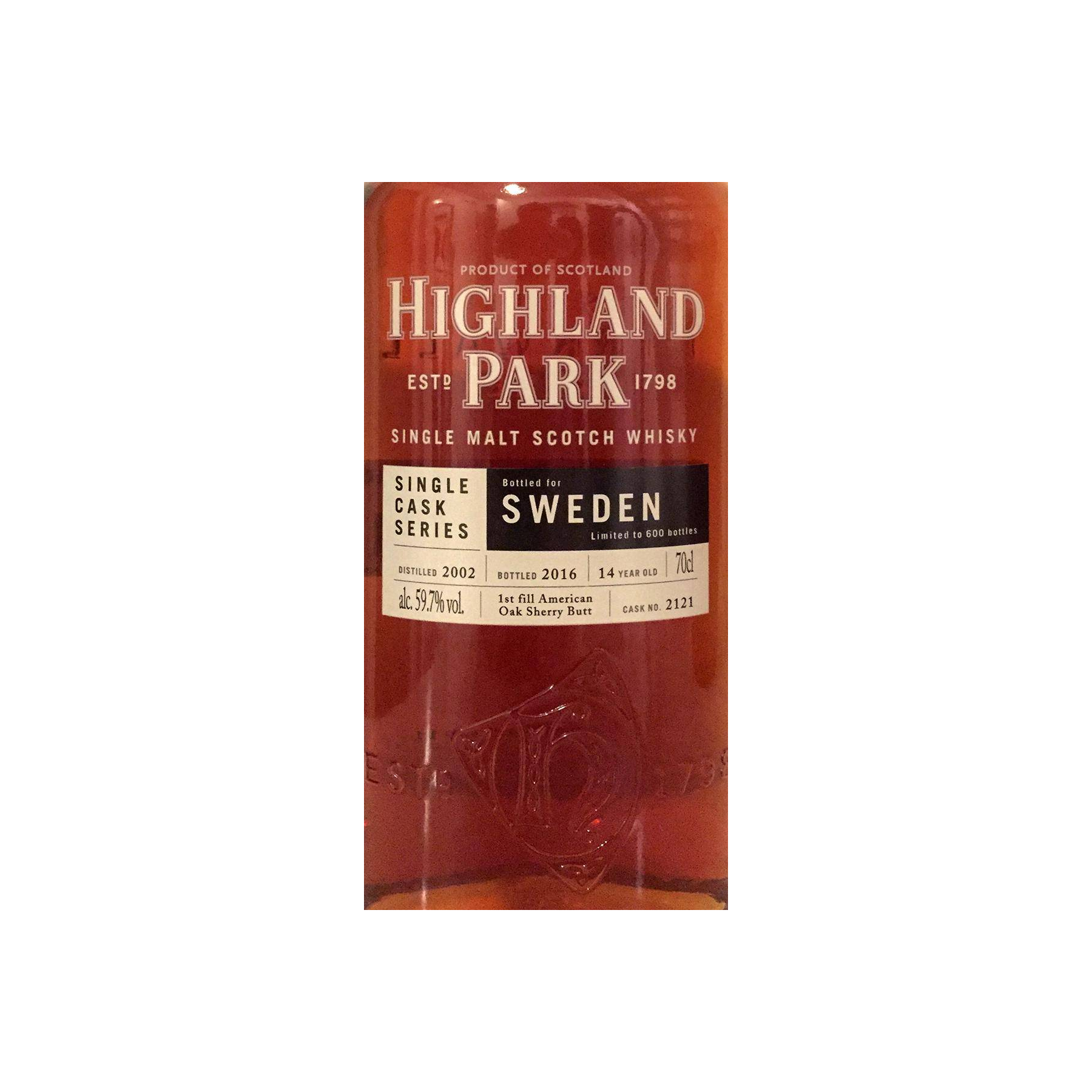 Highland Park Single Cask 2002 14 Years Single Malt Whisky 2