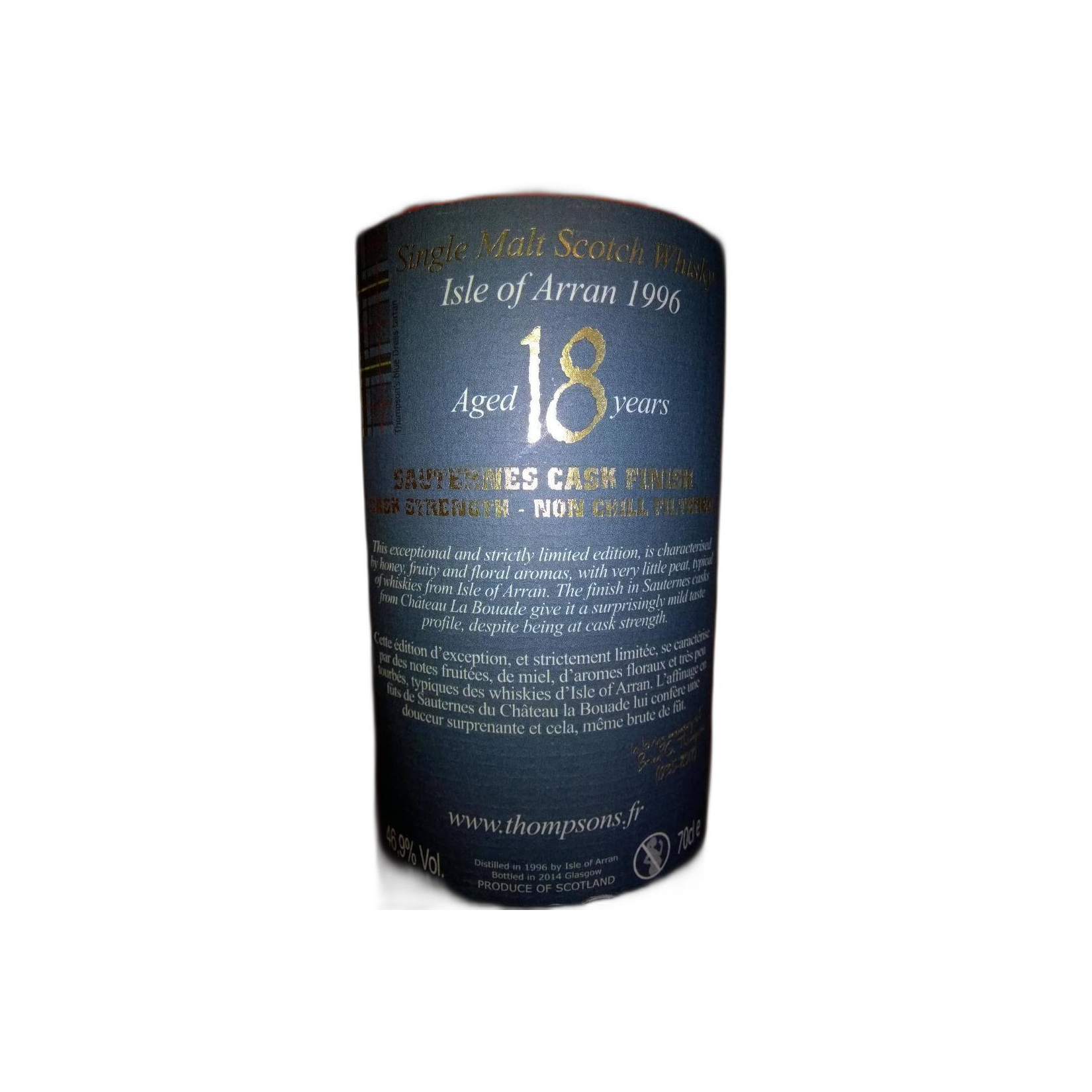 Arran 1996 18 Years Single Malt Whisky 3