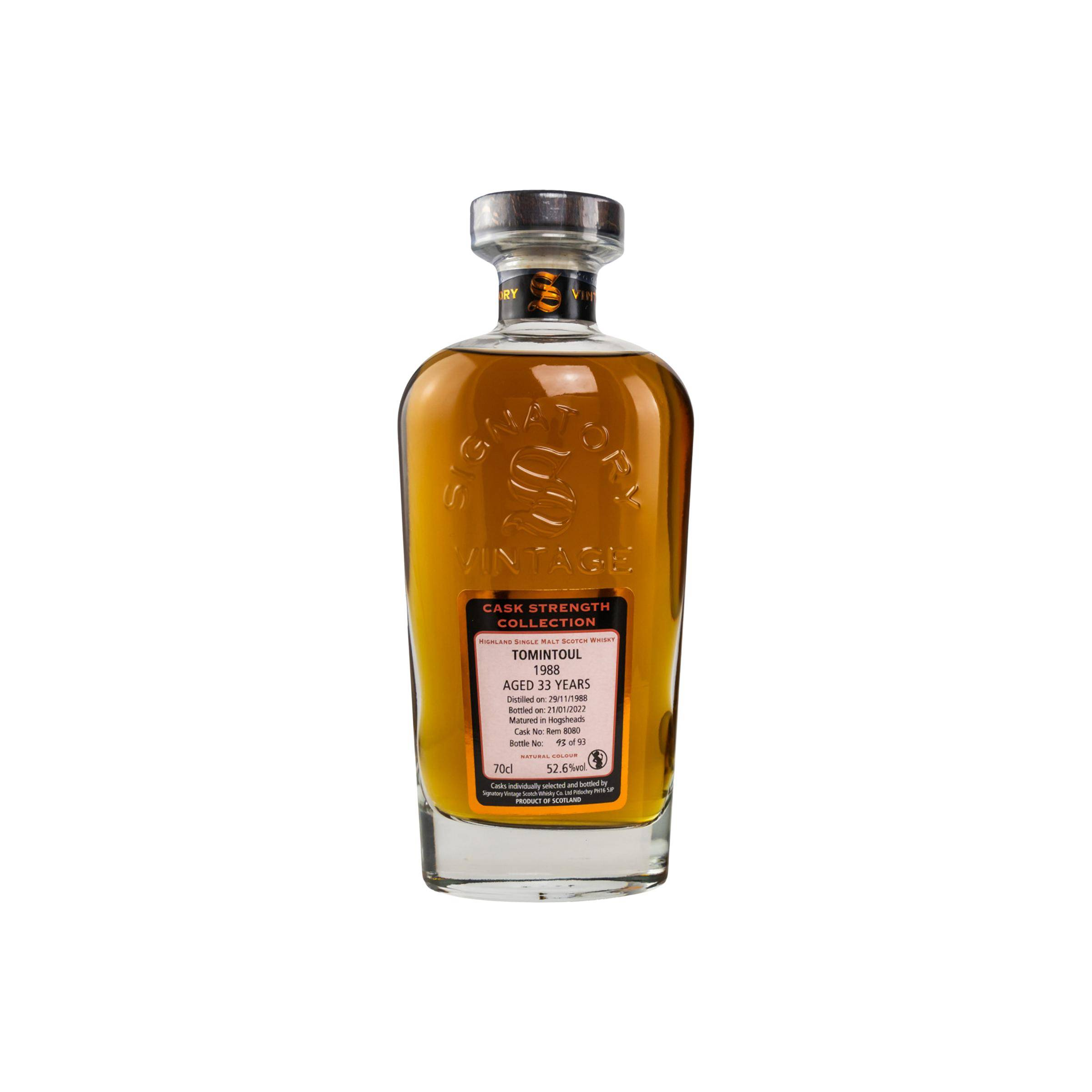 Tomintoul Cask Strength Collection 1988 33 Years Single Malt Whisky