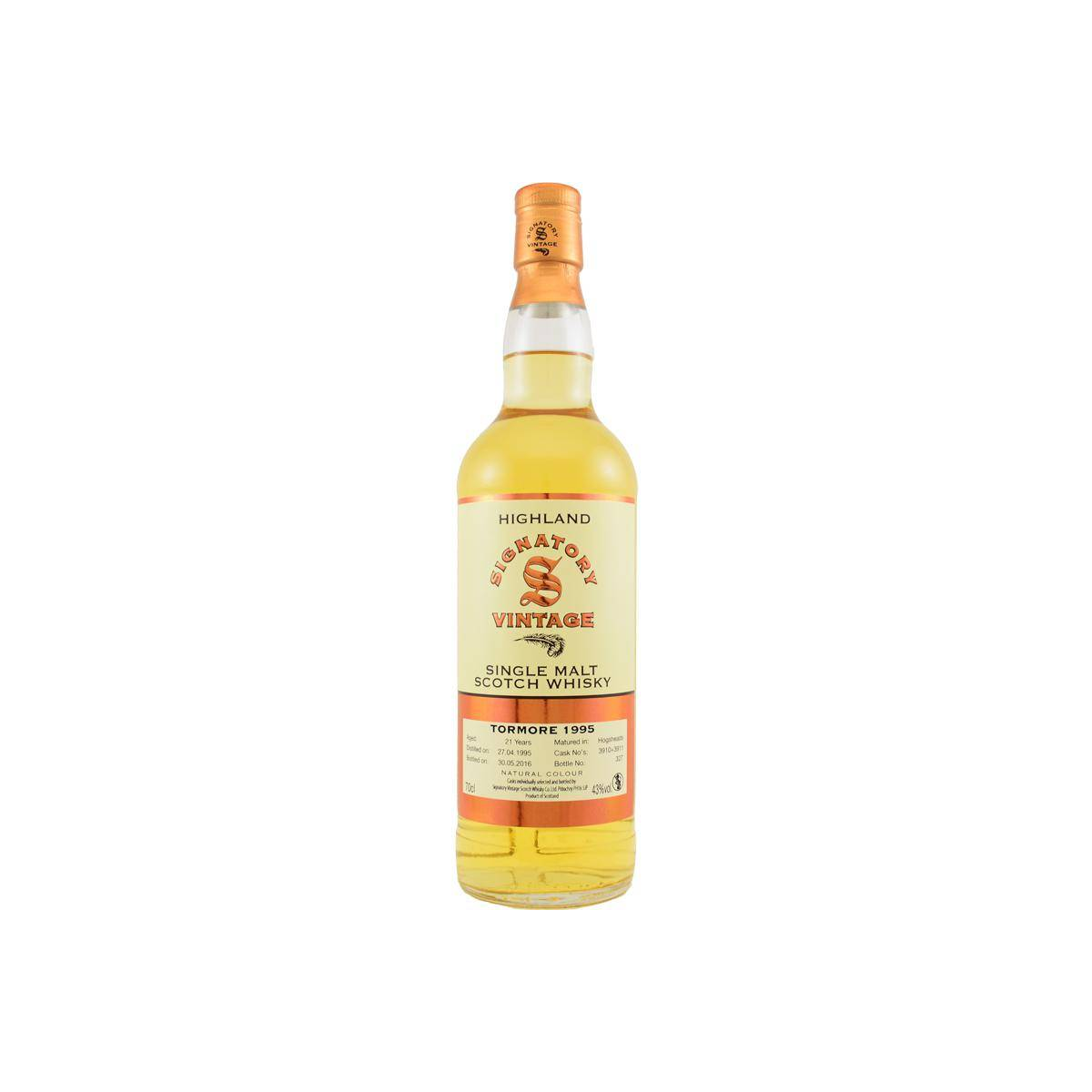 Tormore Vintage Collection 1995 21 Years Single Malt Whisky
