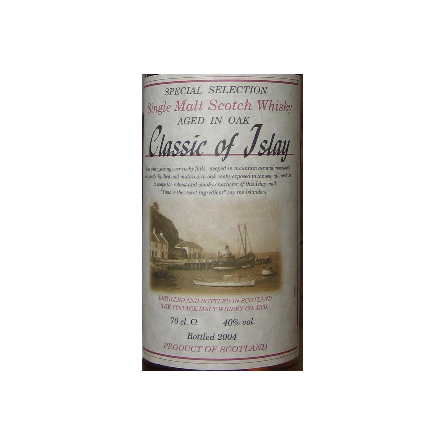 Classic of Islay Vintage 2004 JW