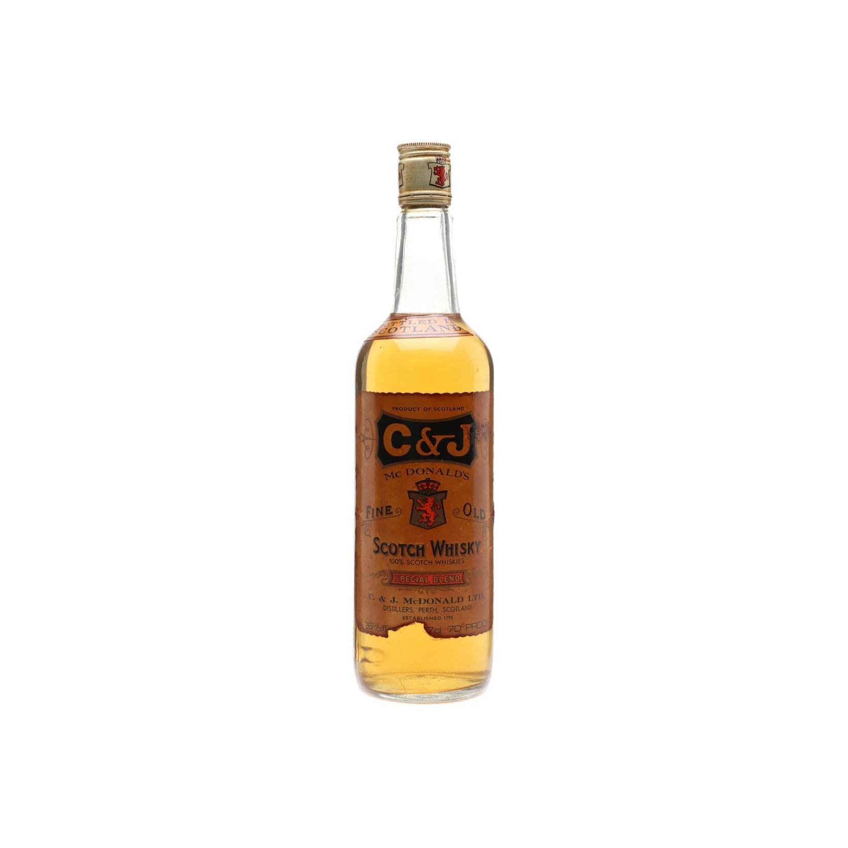 C&J McDonald's Fine Old Scotch Whisky