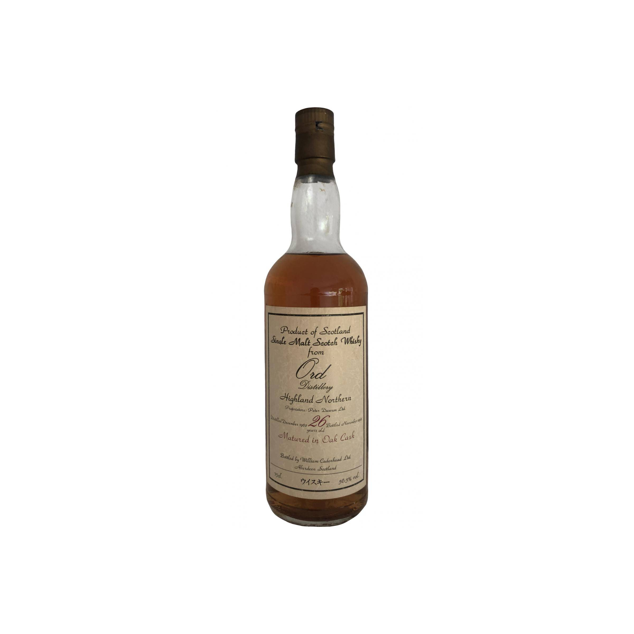 Glen Ord 1962 26 Years Single Malt Whisky