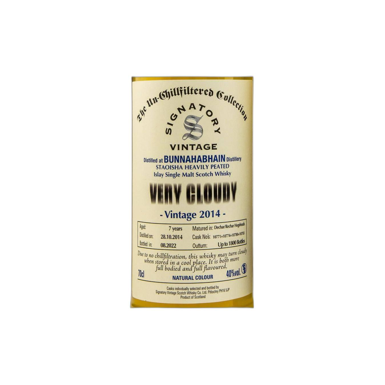 Bunnahabhain The Un-Chillfiltered Collection 2014 7 Years Single Malt Whisky 2